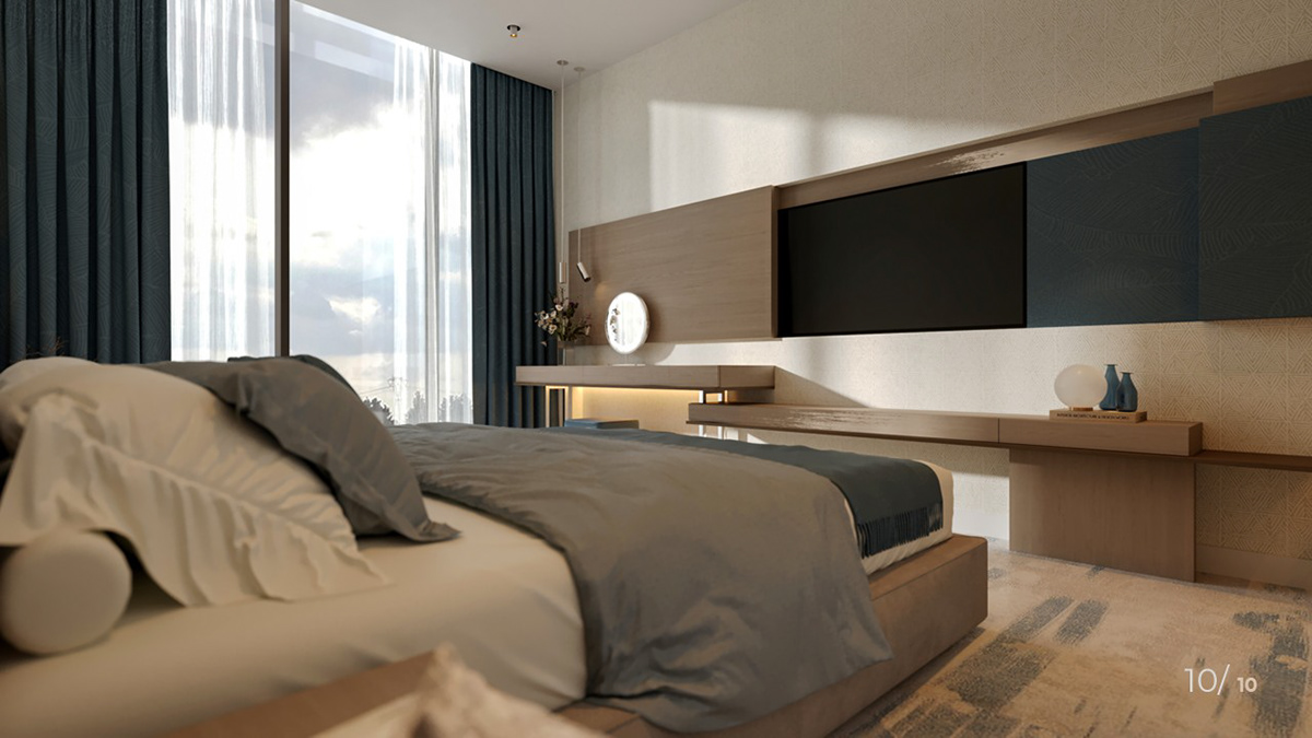 Minimal Hotel Room — صورة 10