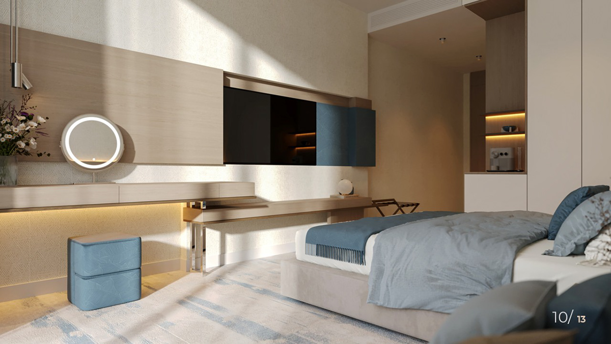 Minimal Hotel Room — صورة 13