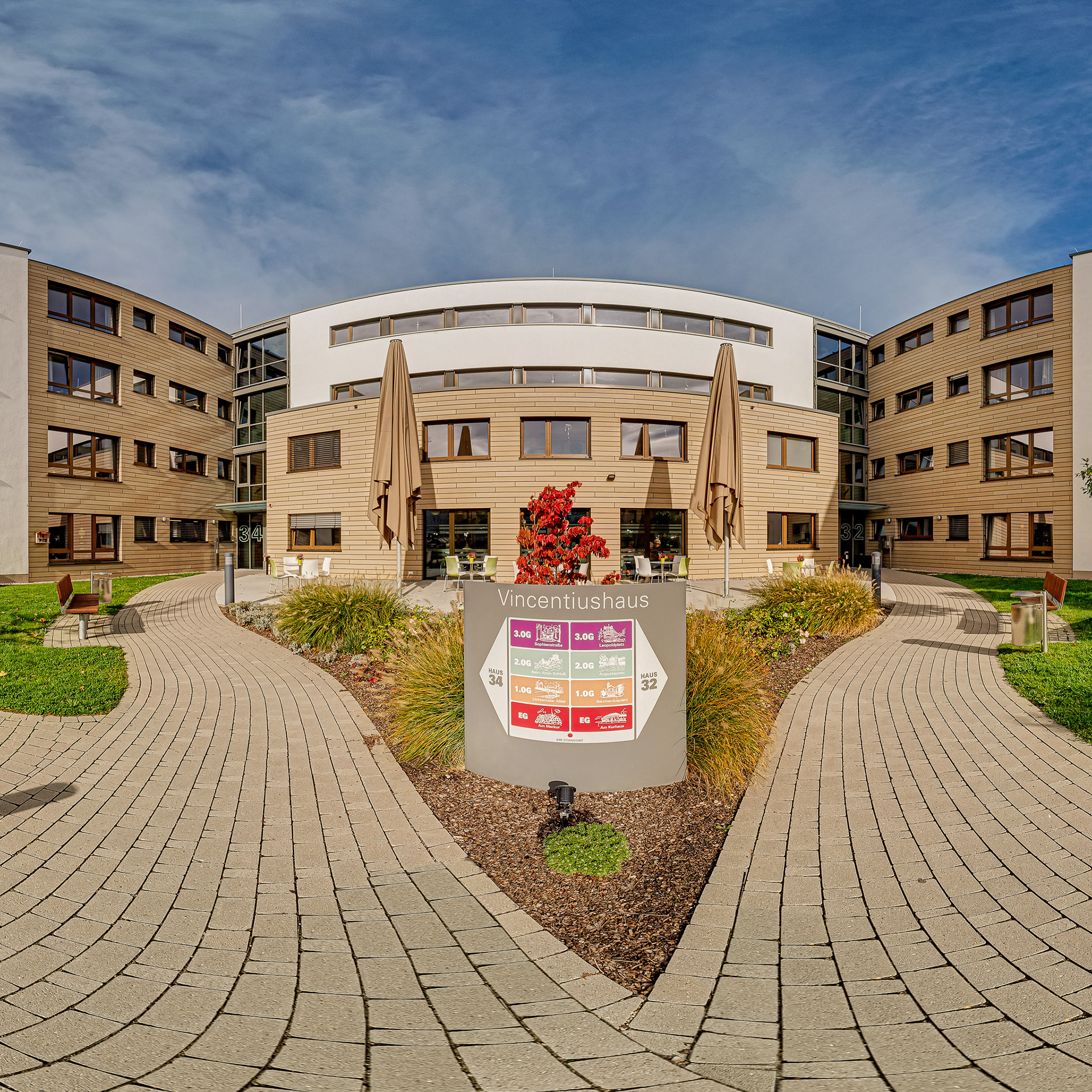 360-Grad-Rundgang im ausgezeichneten Pflegeheim St. Vincentiushaus, Baden-Baden.