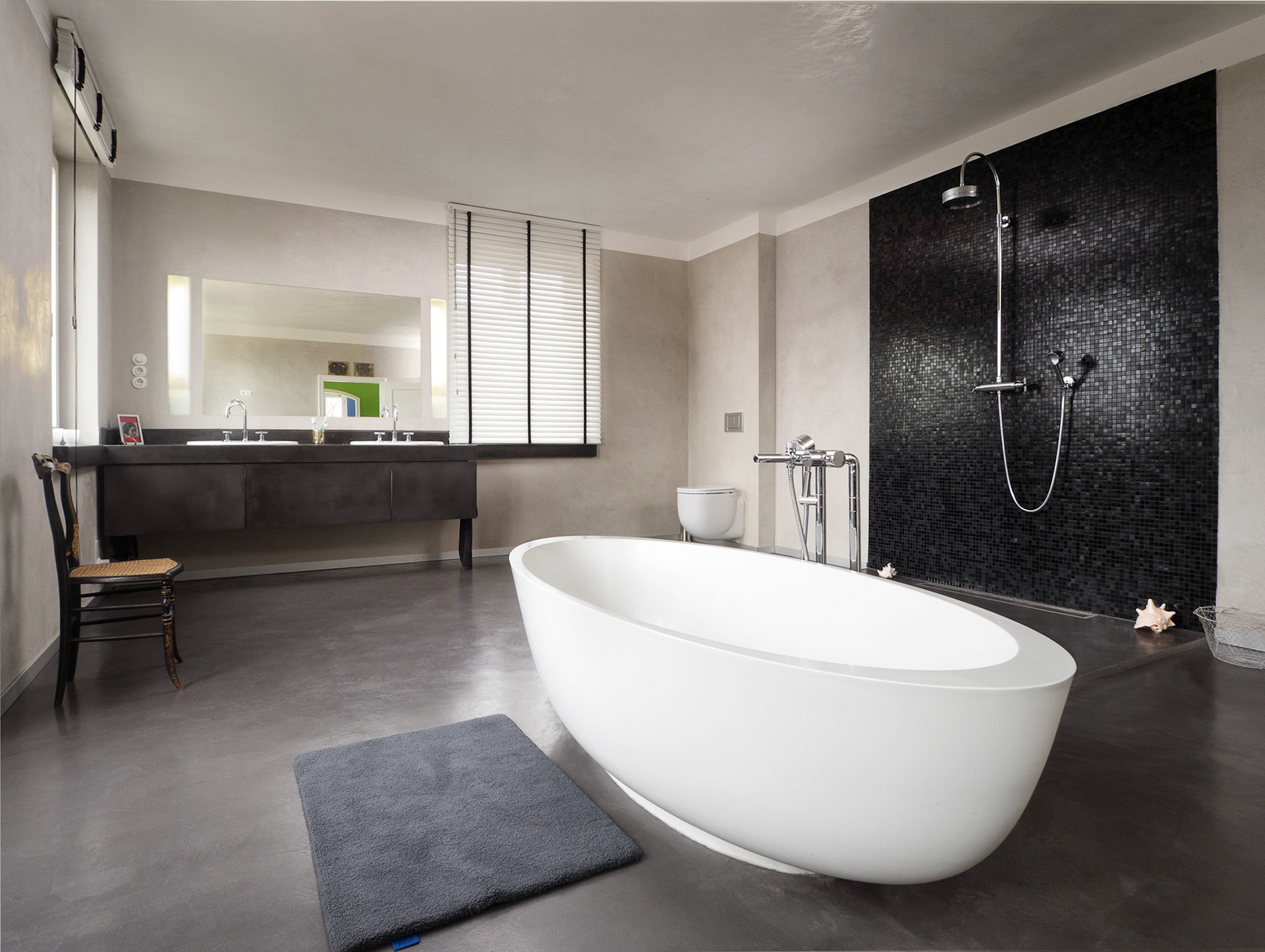 Badzimmer in Privathaus für Stukkateur