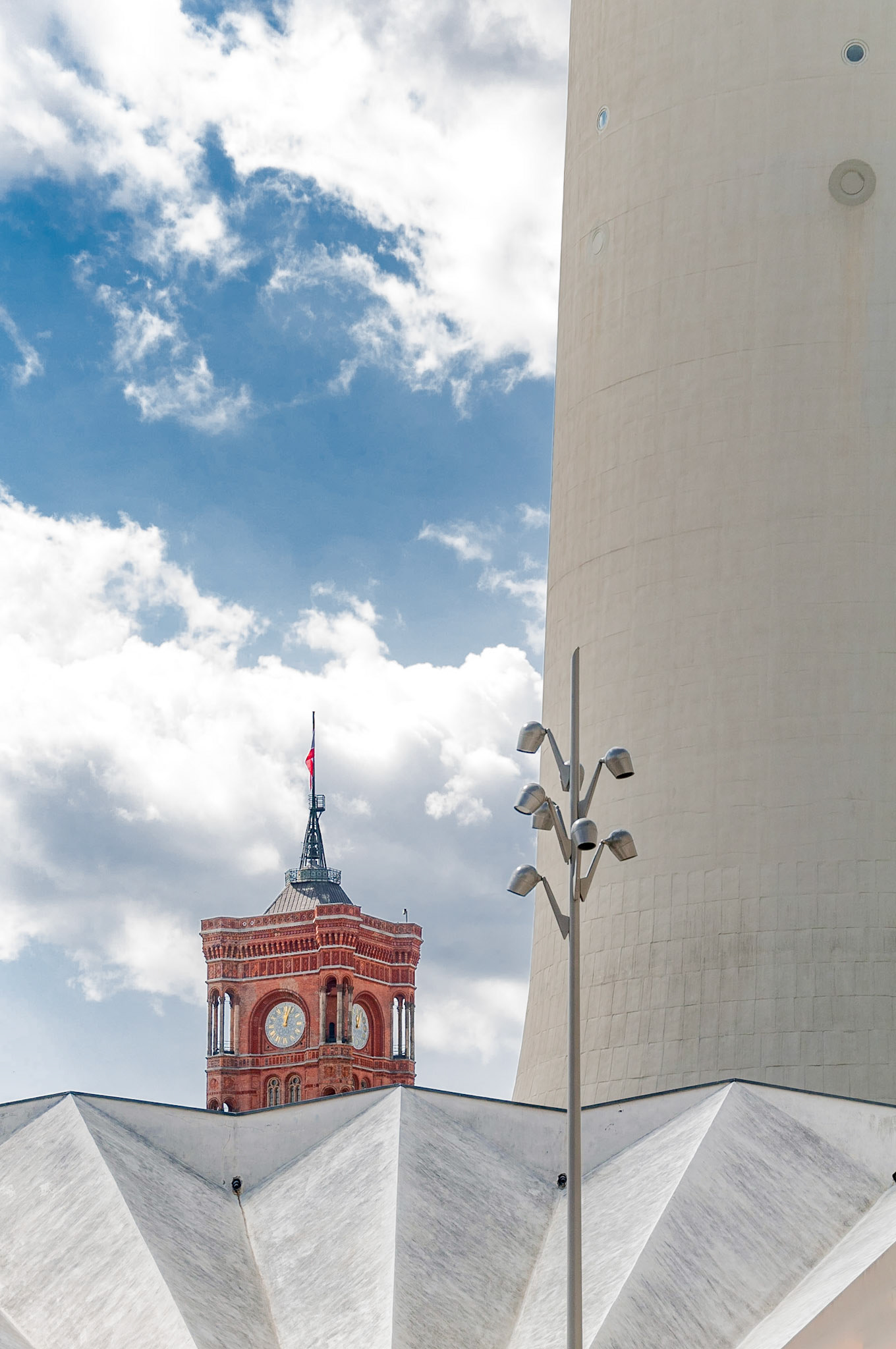Rotes Rathaus und Funkturm, Berlin