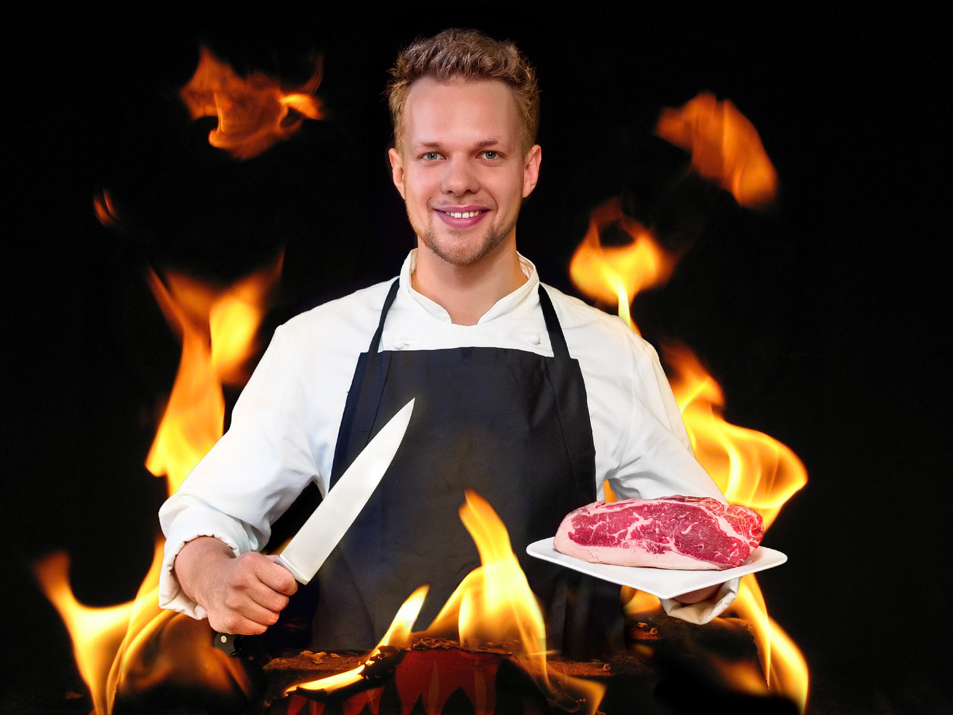 Chef on Fire