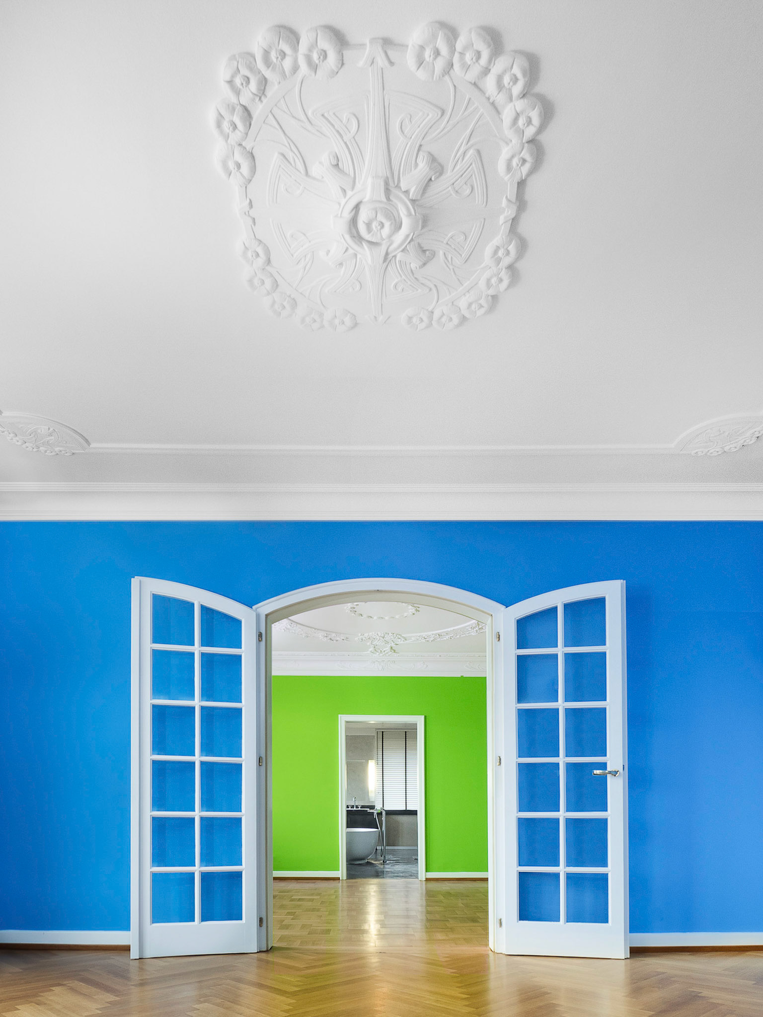 Referenzkunde eines Stuckateurs, Baden-Baden