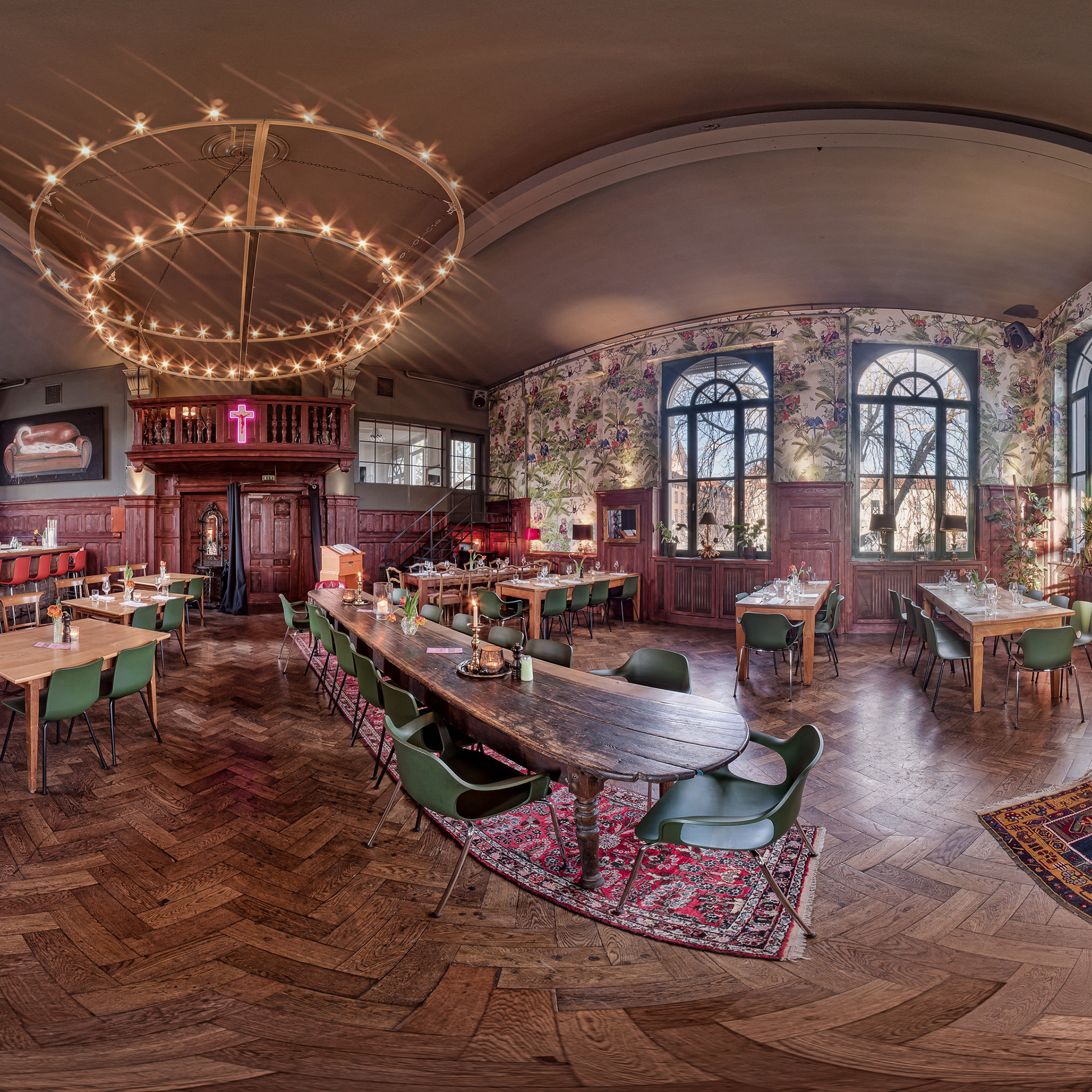 360-Grad-Aufnahme im Restaurant Zauberflöte, Offenburg