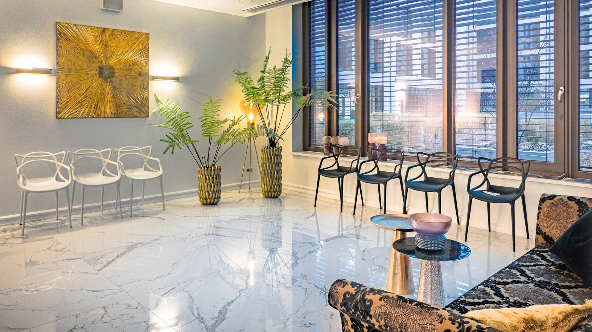 Wartebereich, Privatpraxis, Mannheim