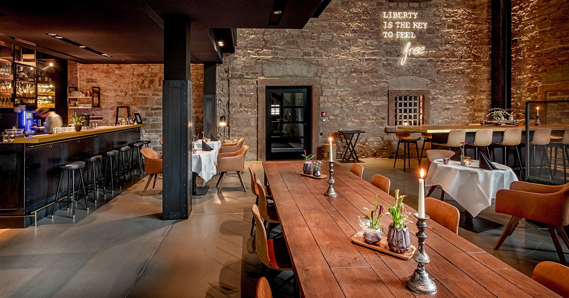 Restaurant "Brot und Wasser" im Hotel Liberty, Offenburg