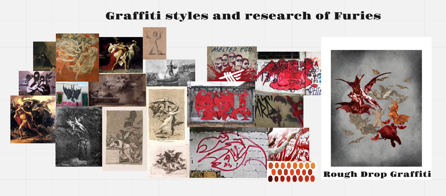 Early ideas for Graffiti in Orestes