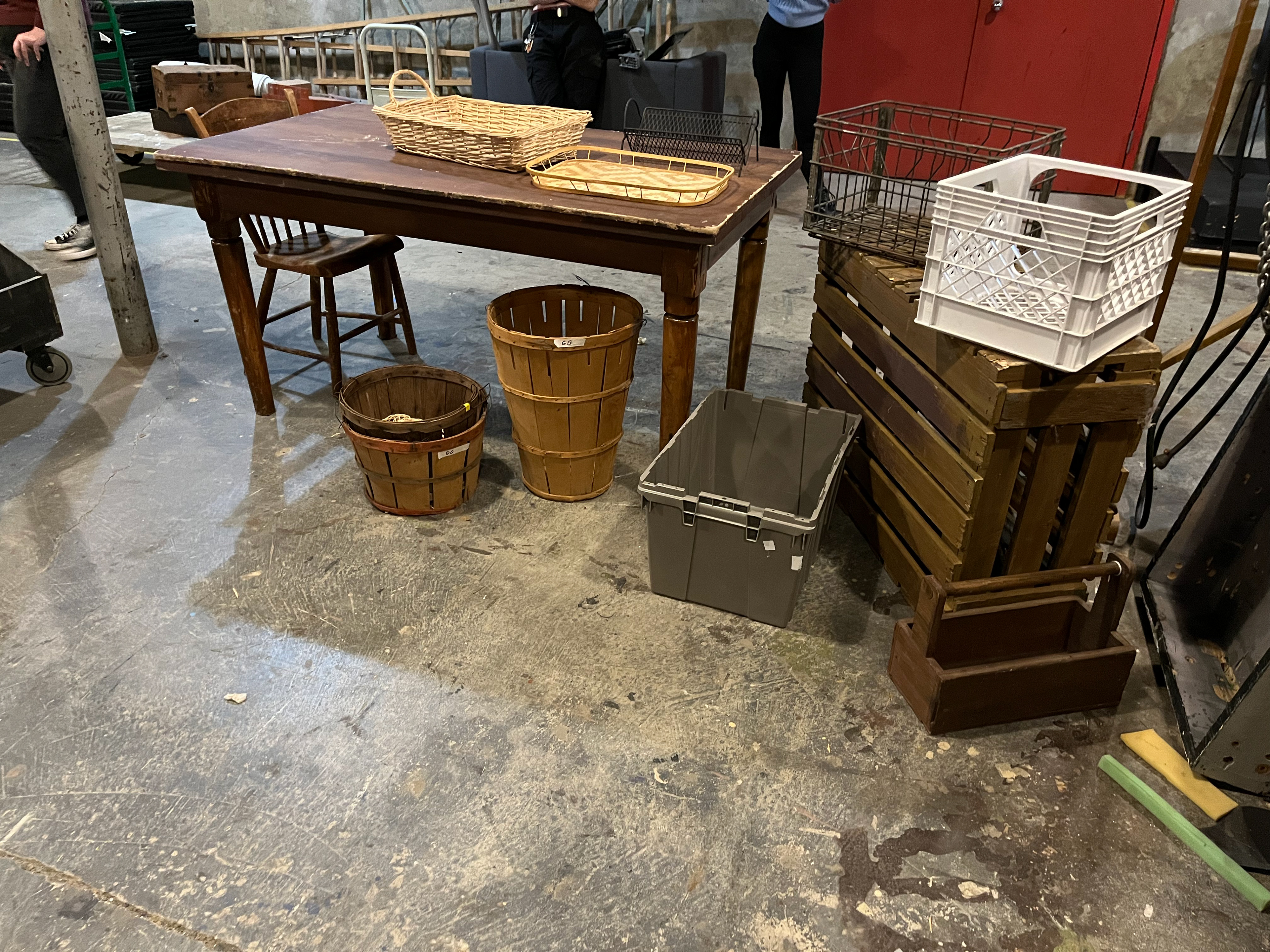 Early prop arrangement for Good Goods