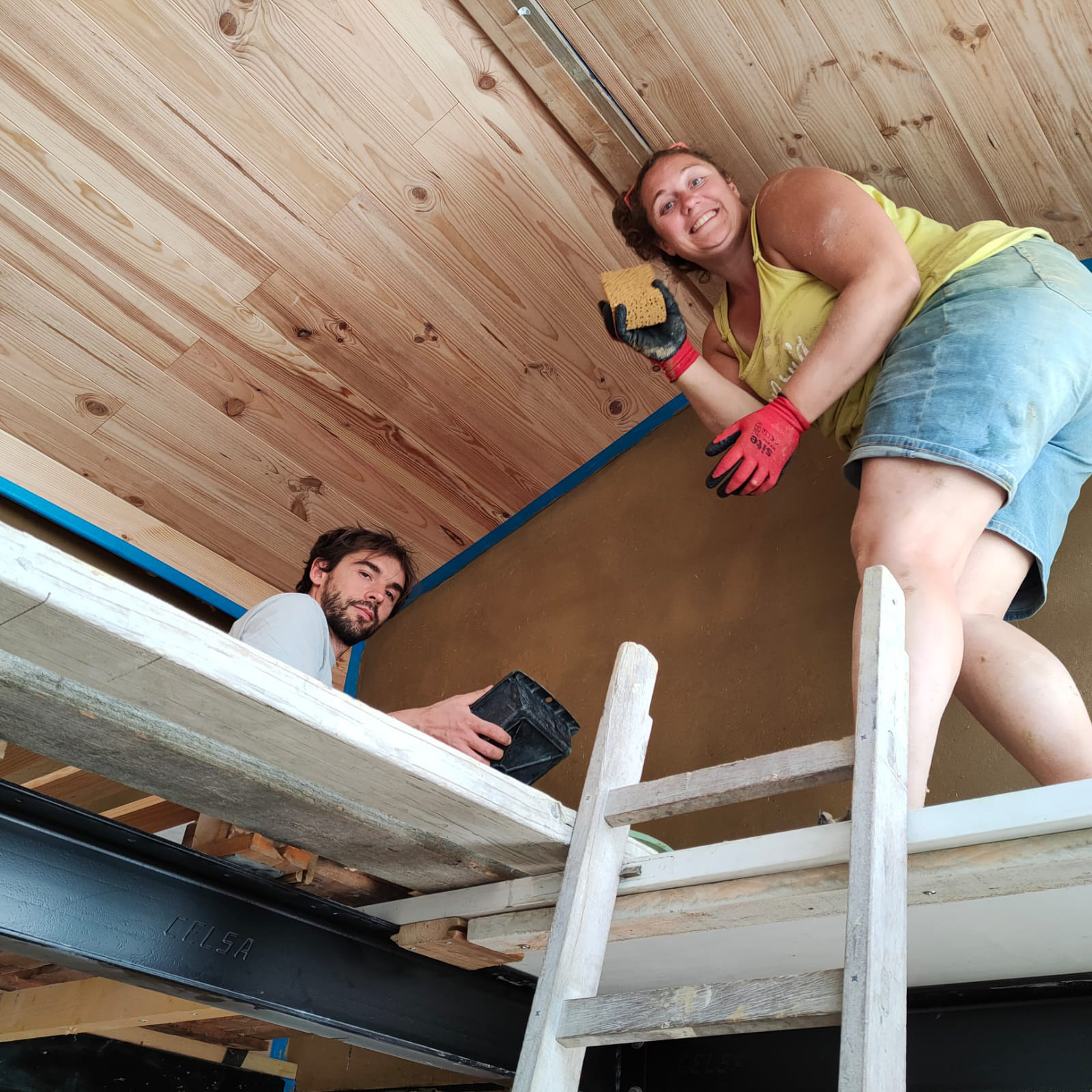 Lissage à l'éponge 