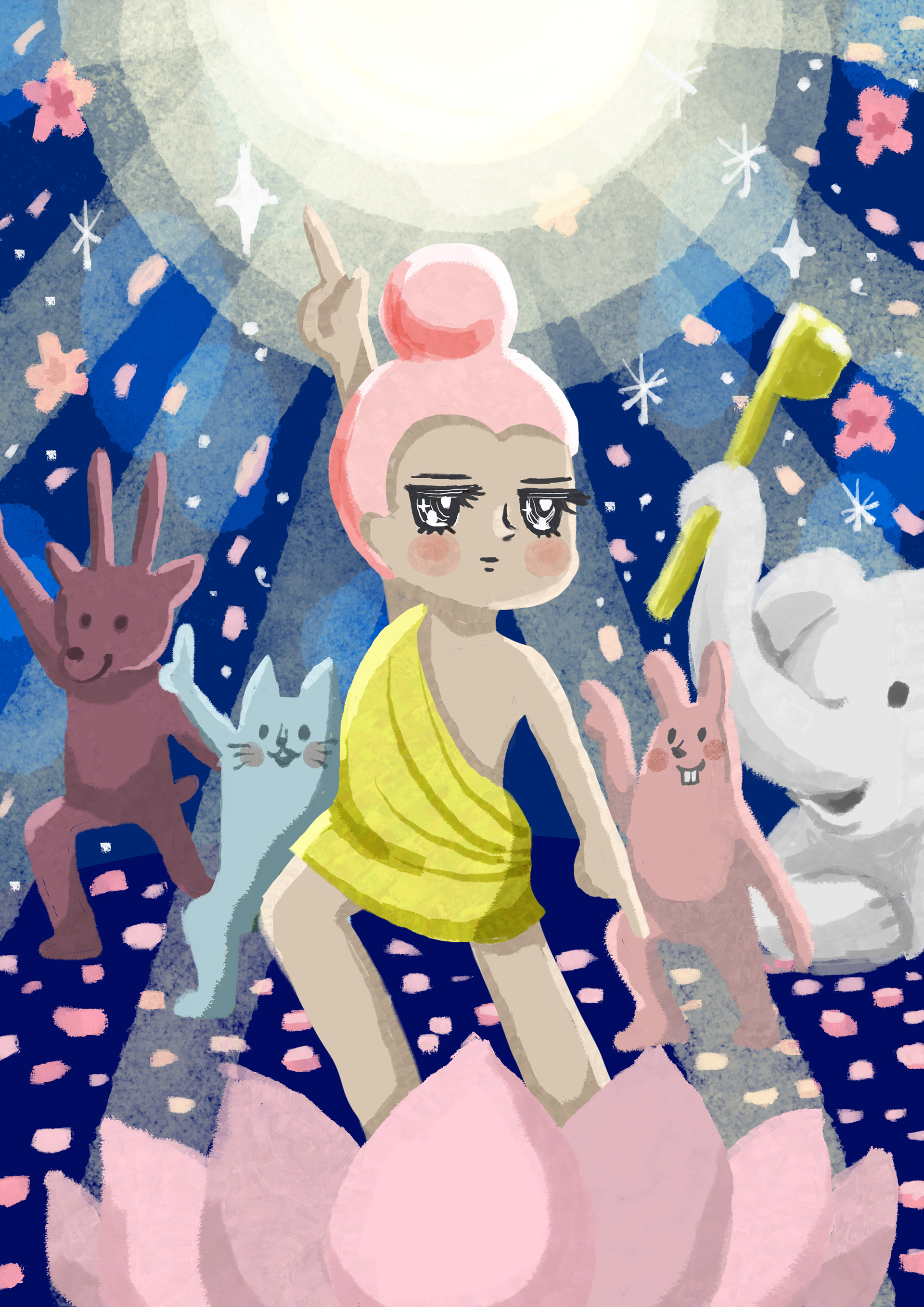 2024 全日本仏教協会花まつりコンテスト用作品