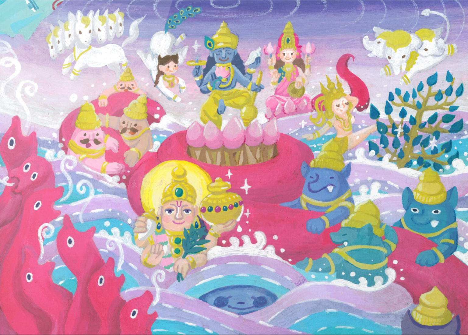  Re.yoga Lotus 15周年 依頼作品「乳海攪拌」