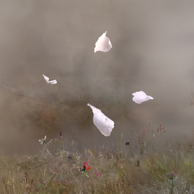 Four reflected in a field, , multimedia, 2025.
