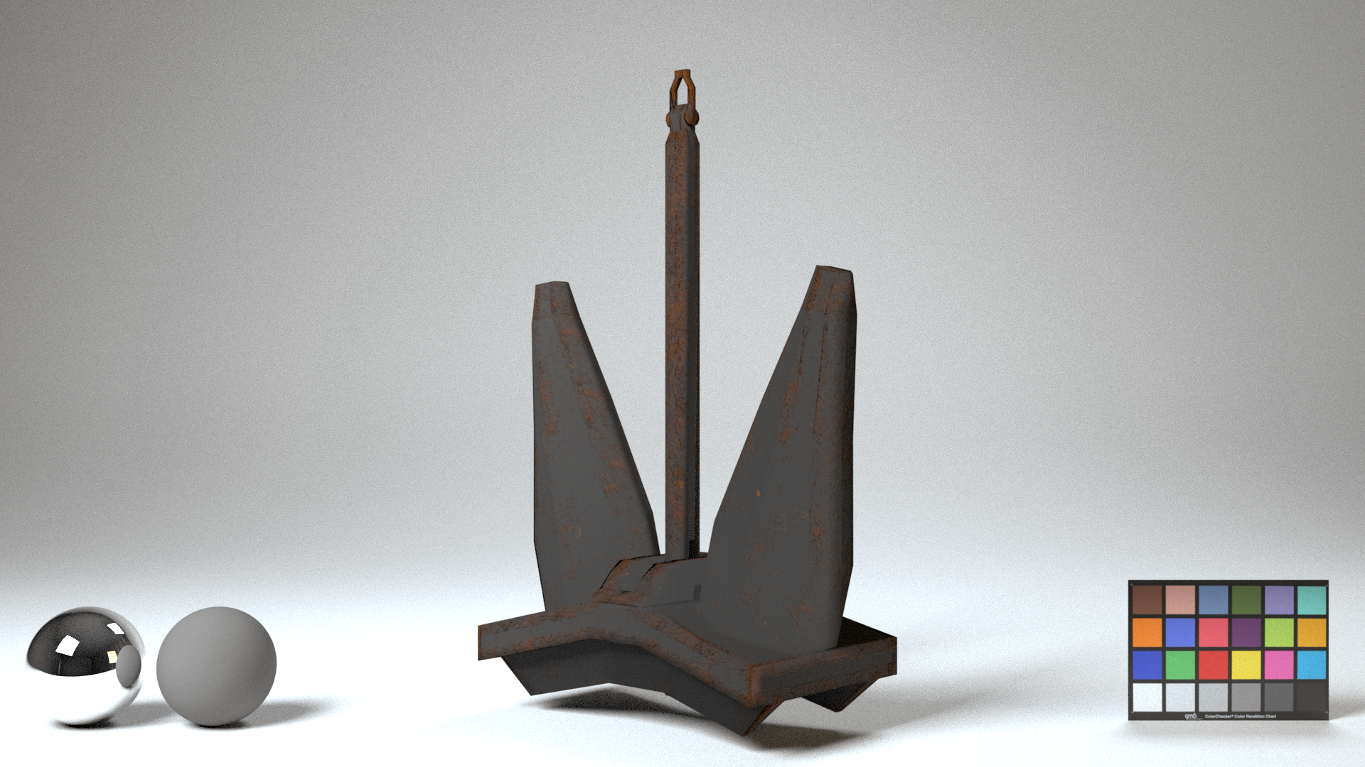 Pool Anchor, Project Judas, 3D modeling and texturing by Brennan Porterfield Casey, Autodesk Maya and Adobe Substance Painter