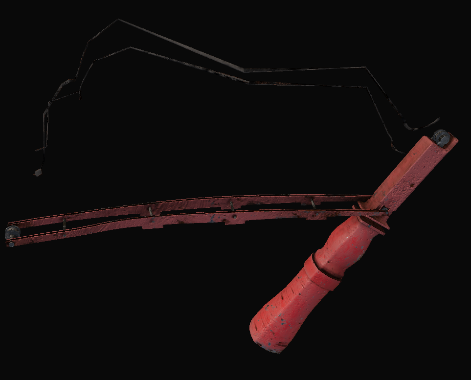 "Crane", Modeled in Autodesk Maya by Fran Kanetzky, Surfaced in Substance Painter by Brennan Porterfield Casey