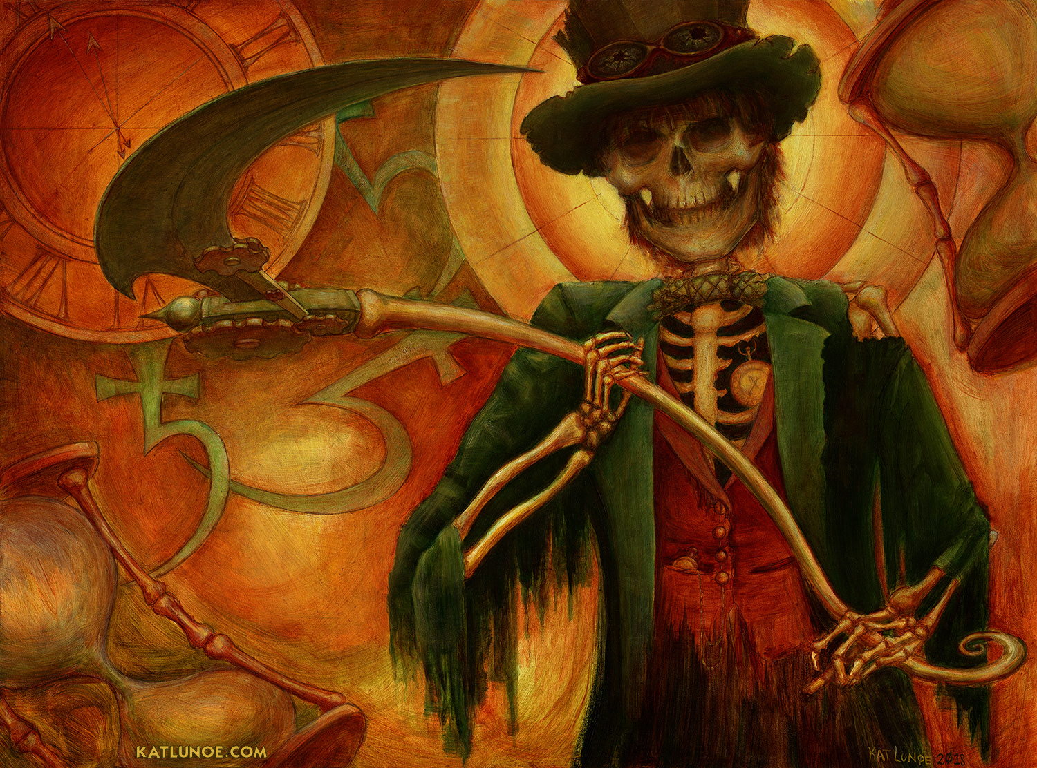 "Memento Mori" - 12" x 16" Oil on Panel.