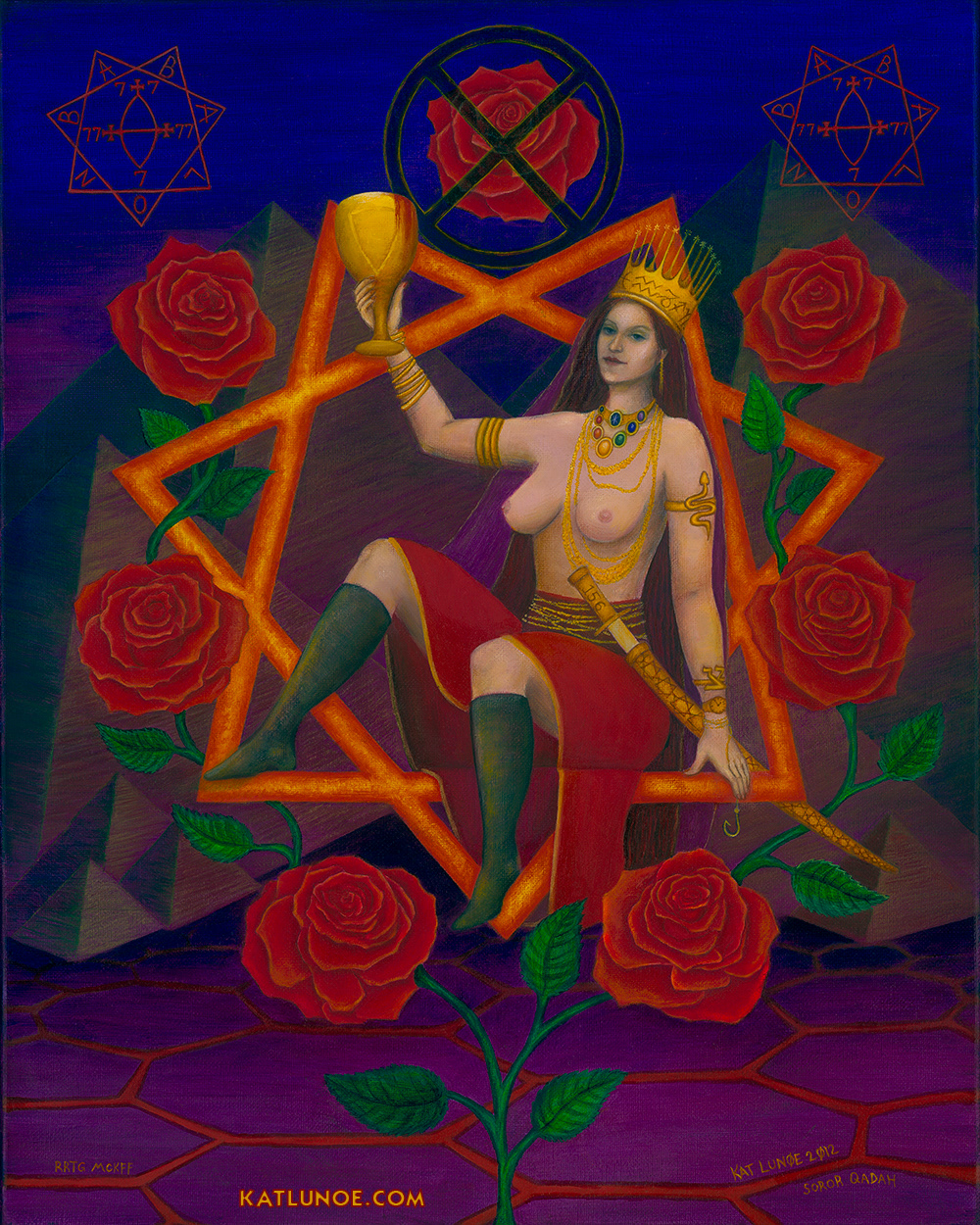 "Babalon" - Private Commission. 16" x 20" Oil on Linen.