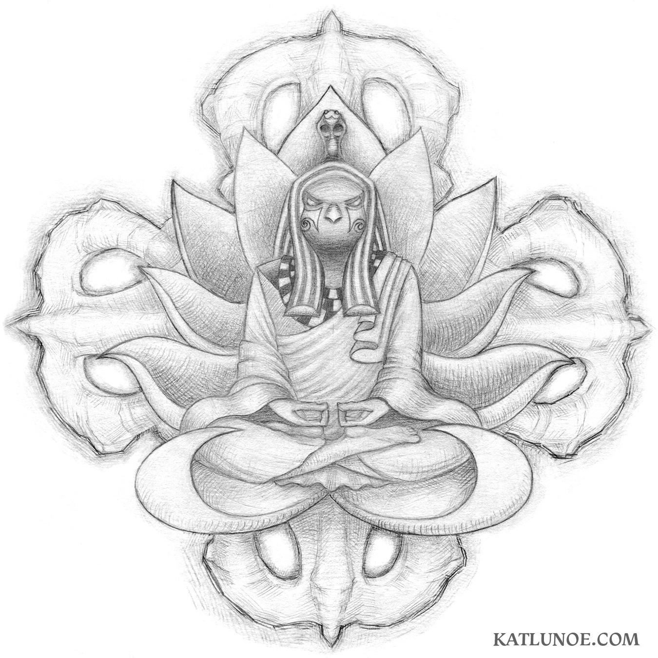 “Psychonautical Spaceship” - Interior illustration for “New Aeon Tantra” by Gregory Peters; Original Falcon Press. 