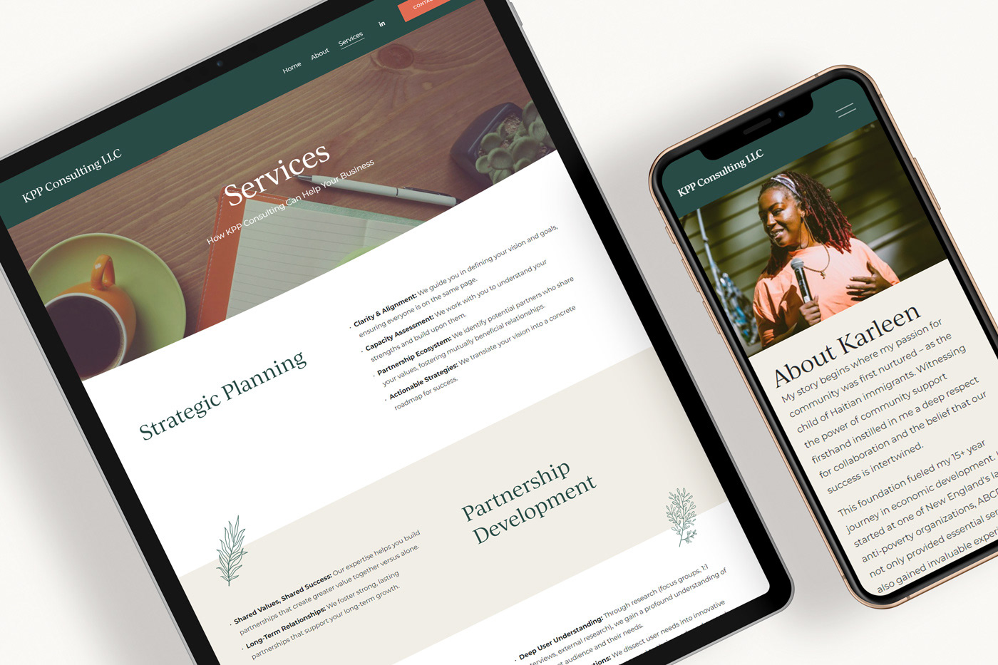 Website for KPP Consulting