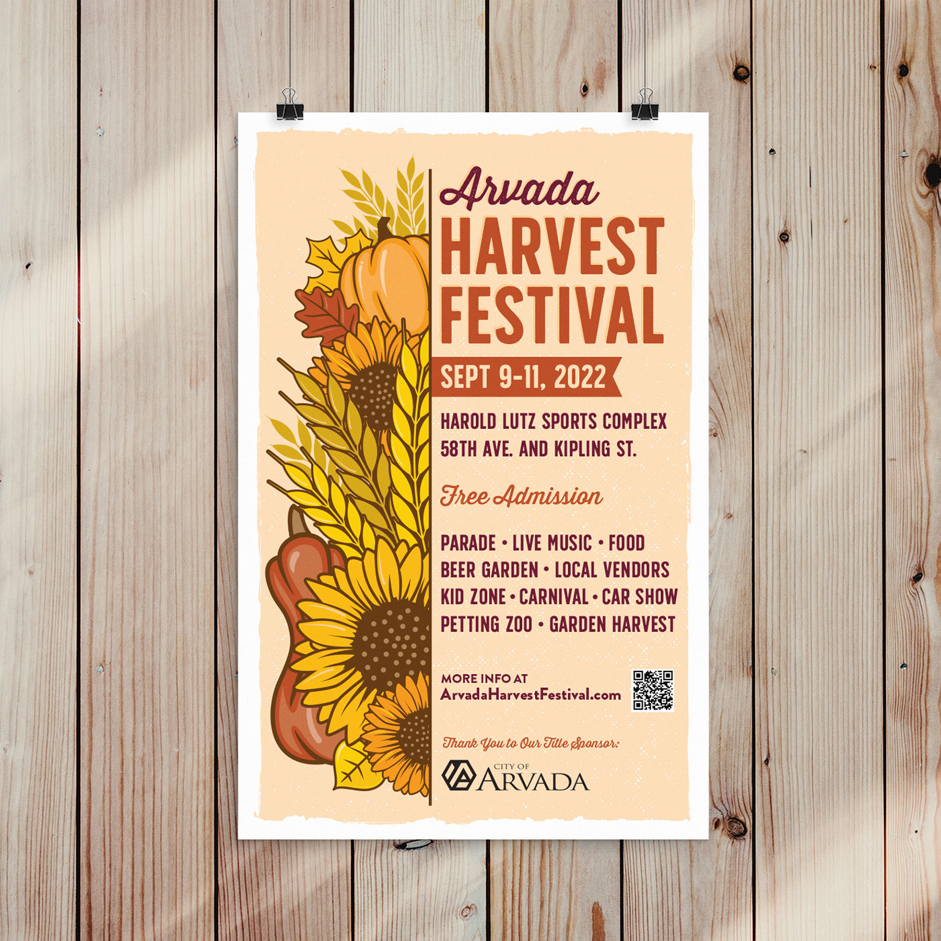 Arvada Harvest Festival Poster