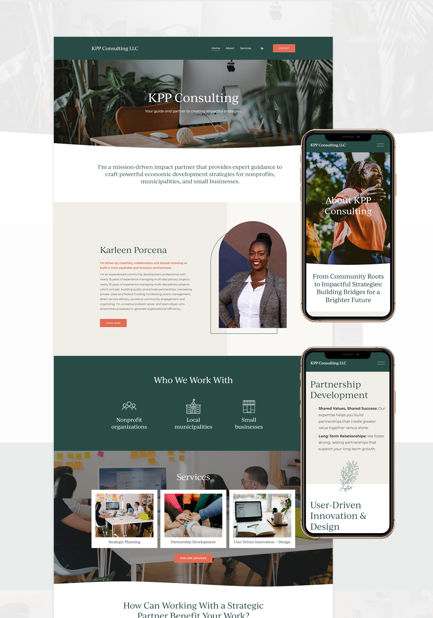 Website for KPP Consulting