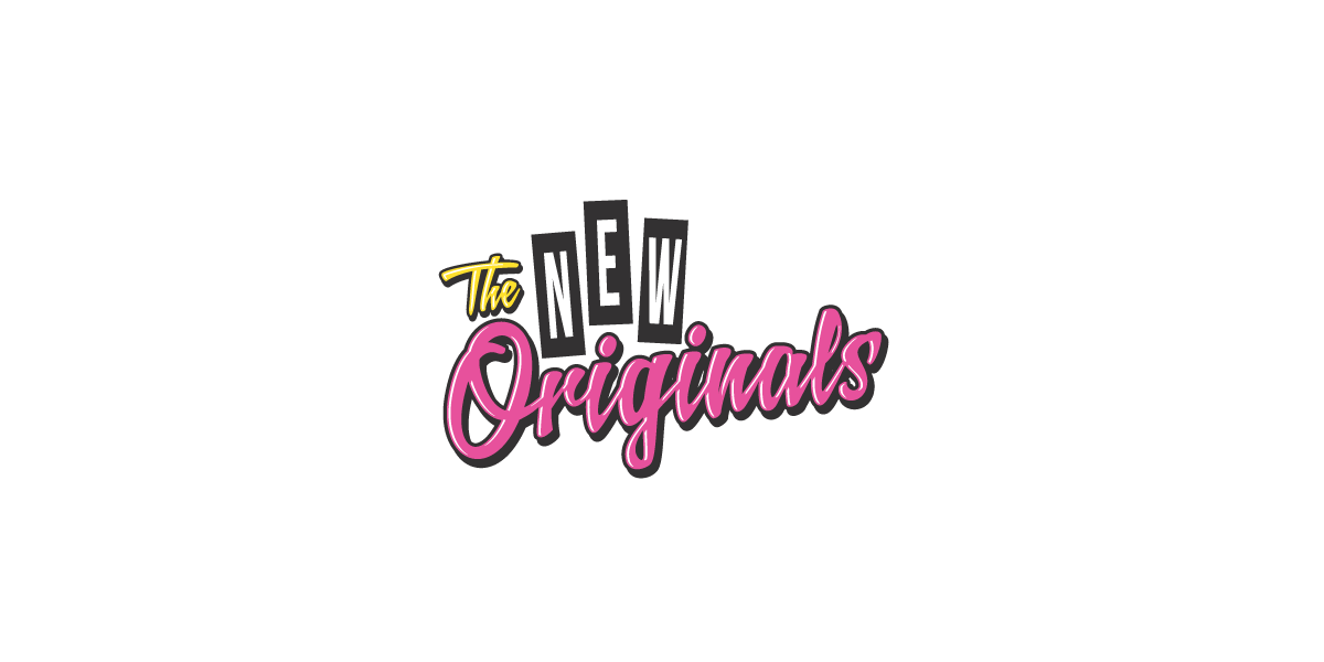 Retro logo for The New Originals cover band