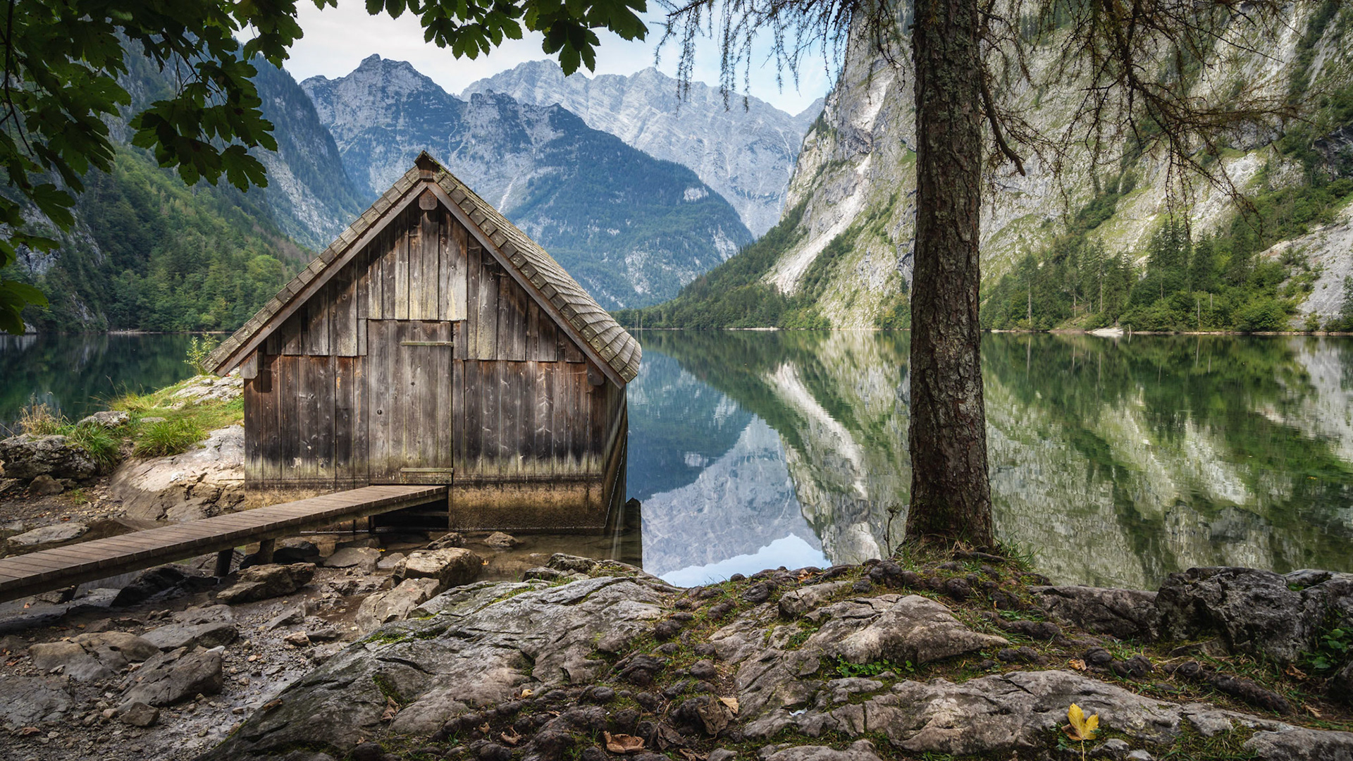 Das Bootshaus am Obersee