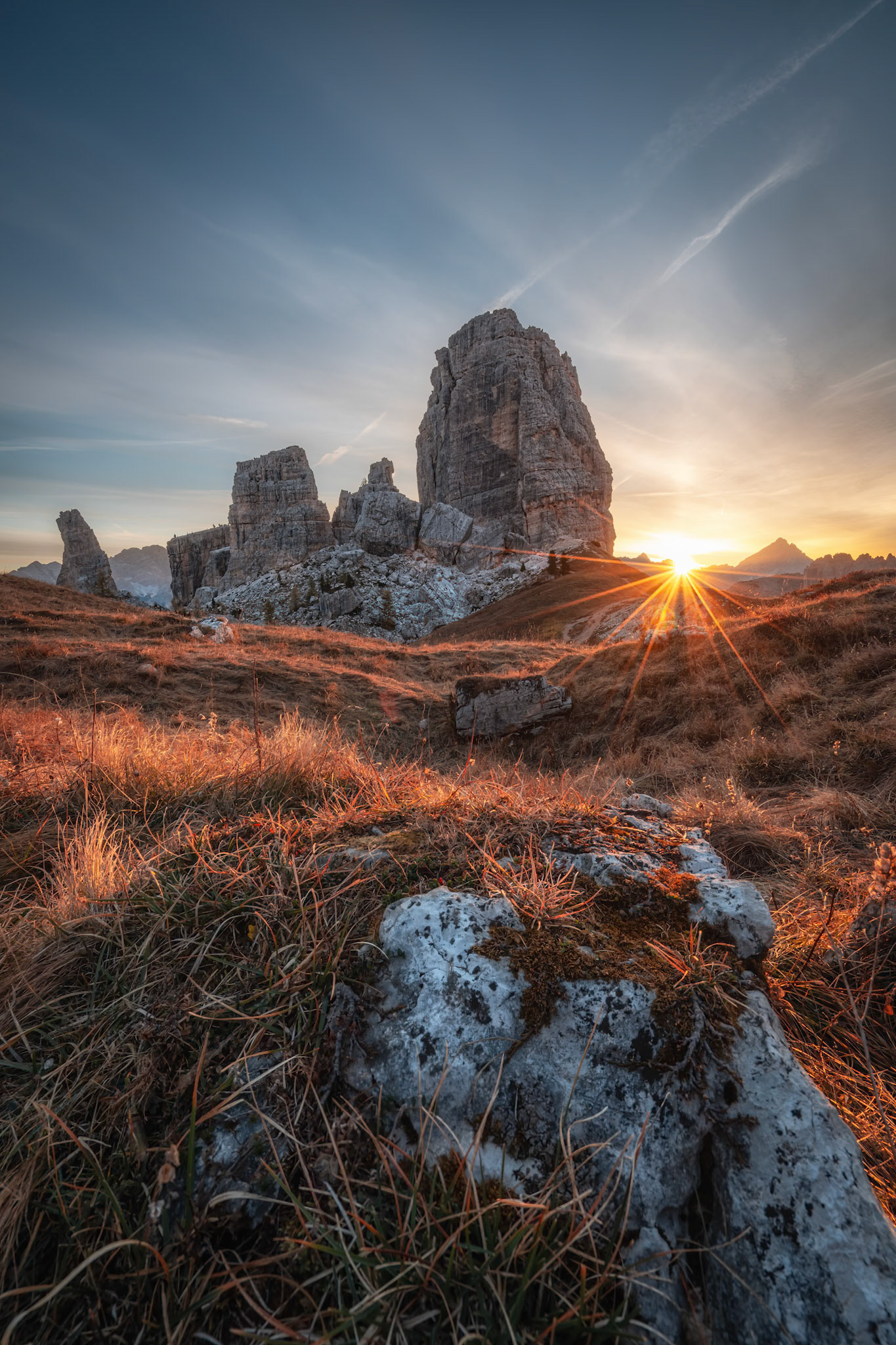 Sunrise at Cinque Tori