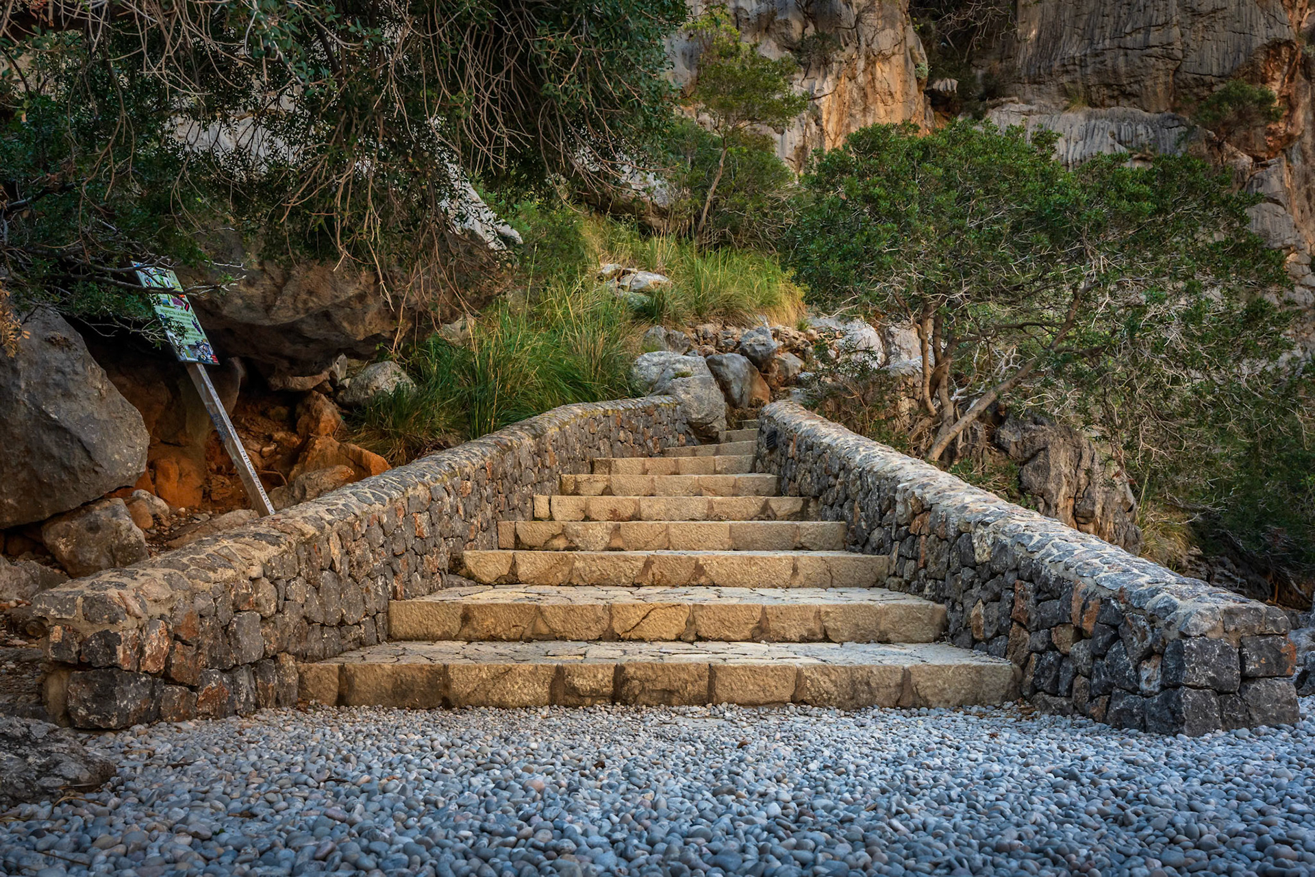 Steintreppe in Sa Calobra