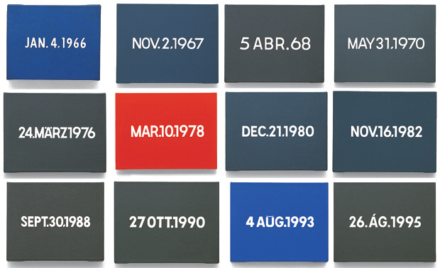 On Kawara(Date Paintings)