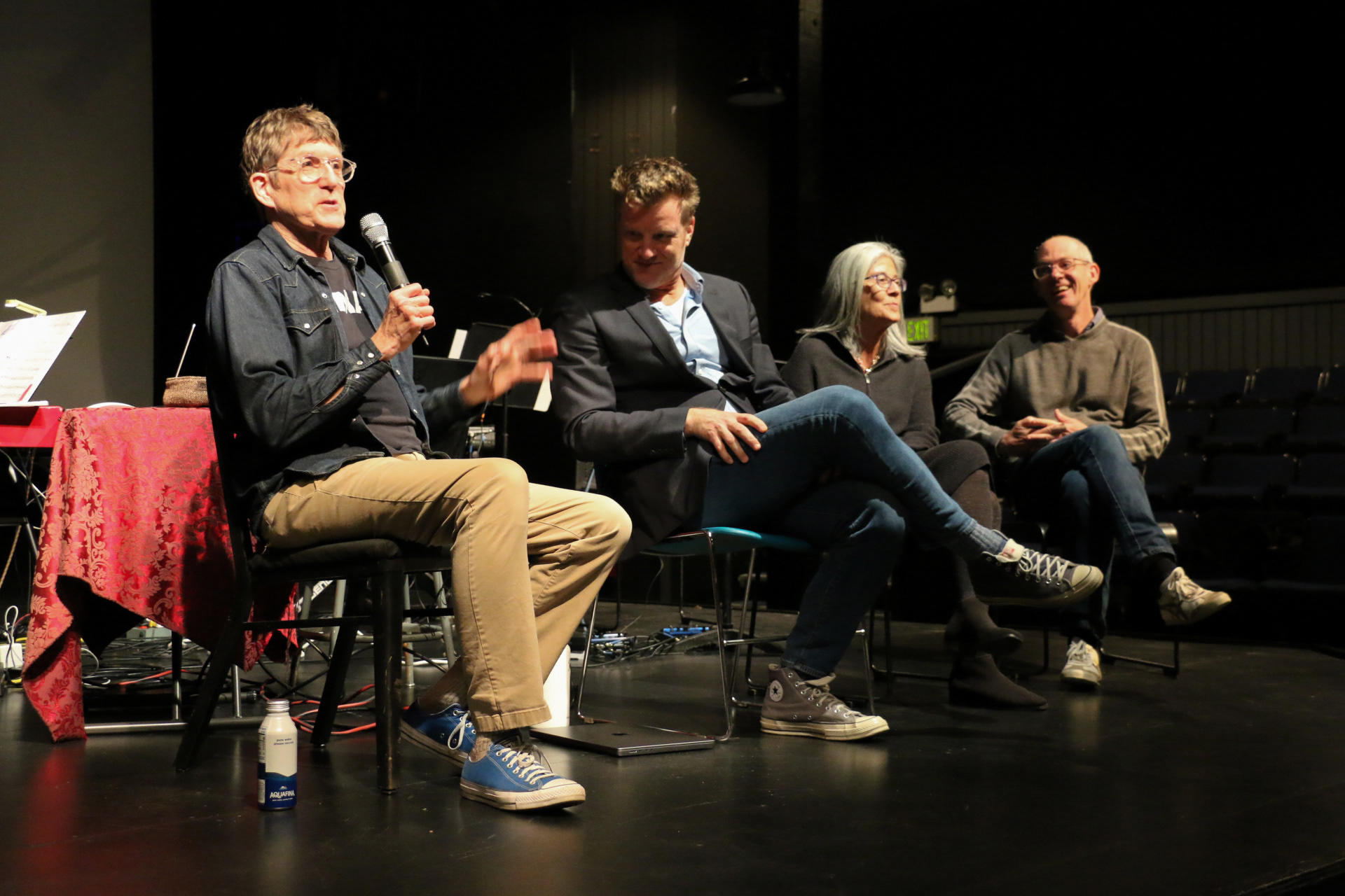 Left to Right: Erik Ian Walker, Ian Faloona, Isabel Montañez, and Samuel Nichols. (Elena Peters/UC Davis).
