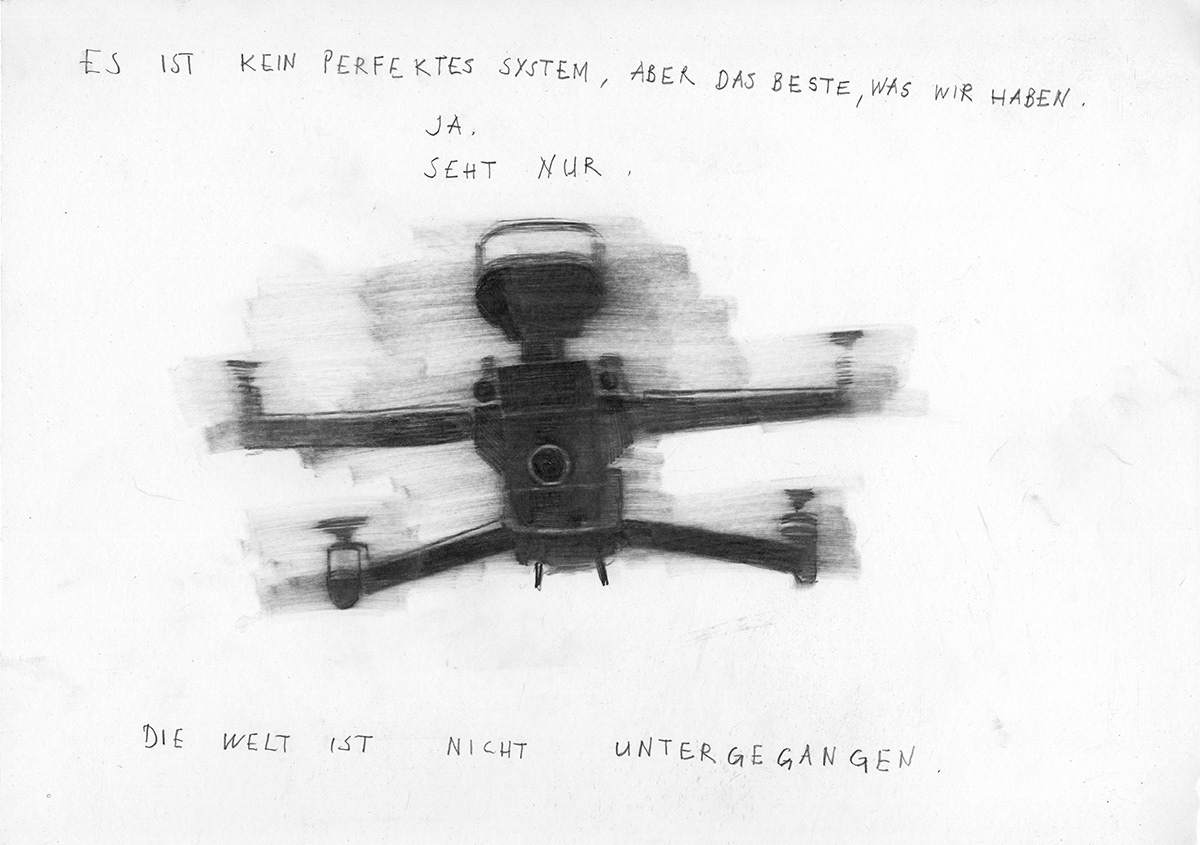 Brainfuck. Series of 20 wall drawings, charcoal. Dimensions variable, 2020
