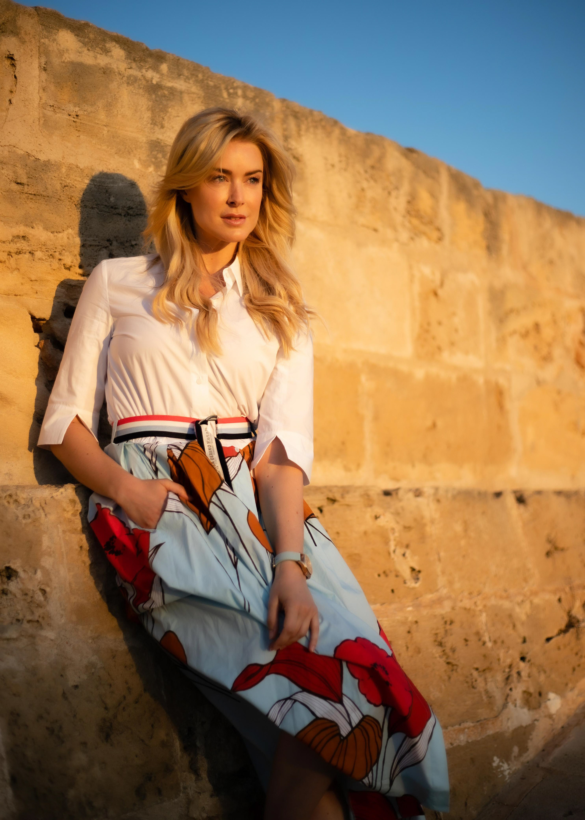 Nina Ensmann, Kleid: Luisa Cerano