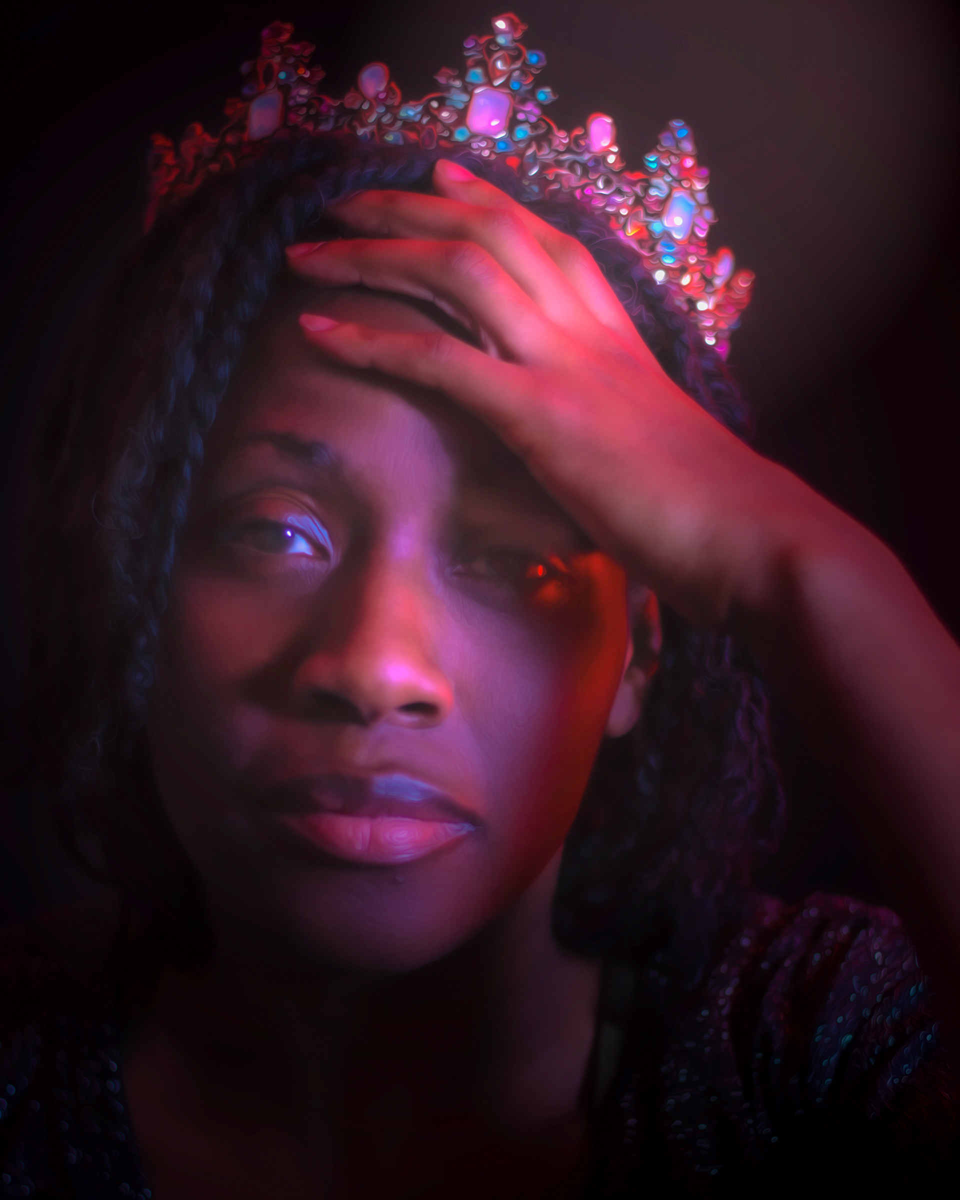 In my head, Manipulated Photograph, Nov 2021