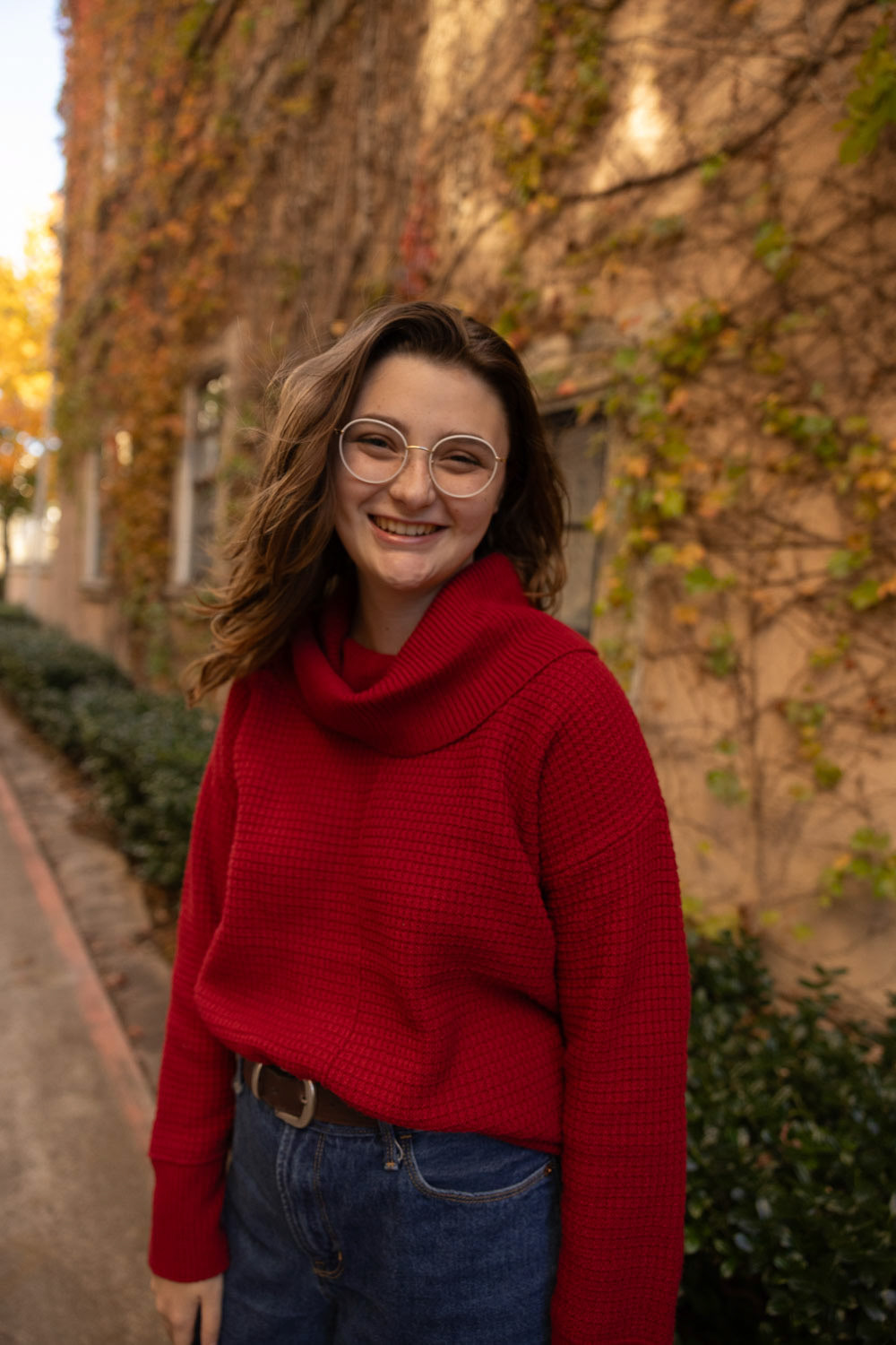 Isabella White graduates from UNT in Dec. 2025 with a Political Science with a Minor in Women and Gender Studies. Photo by Alaina Jones