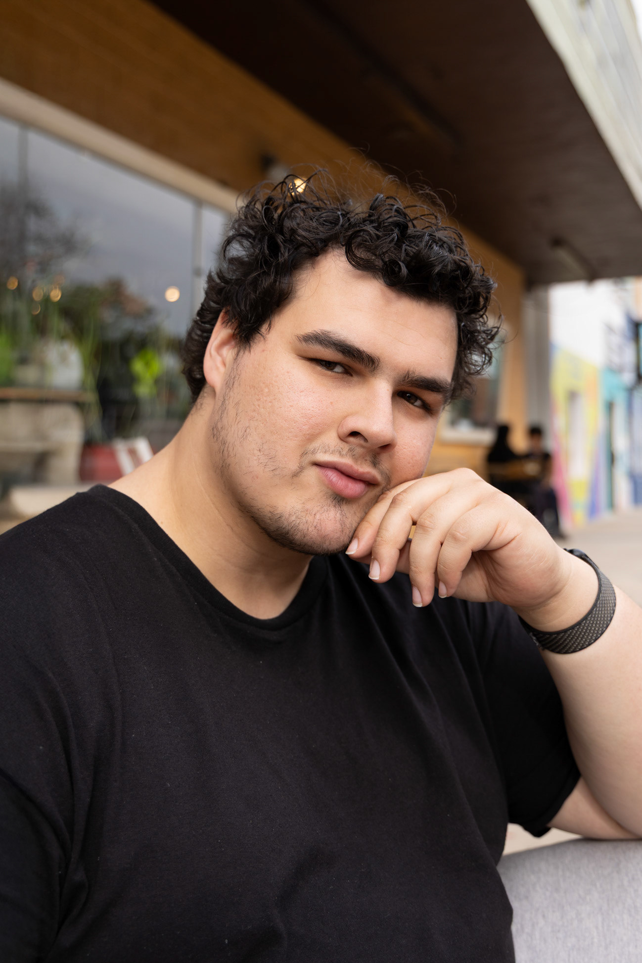 Senior Trennt McKay-Rhea graduates from UNT in Dec. 2025, and was recently married March 2025. Photo by Alaina Jones 