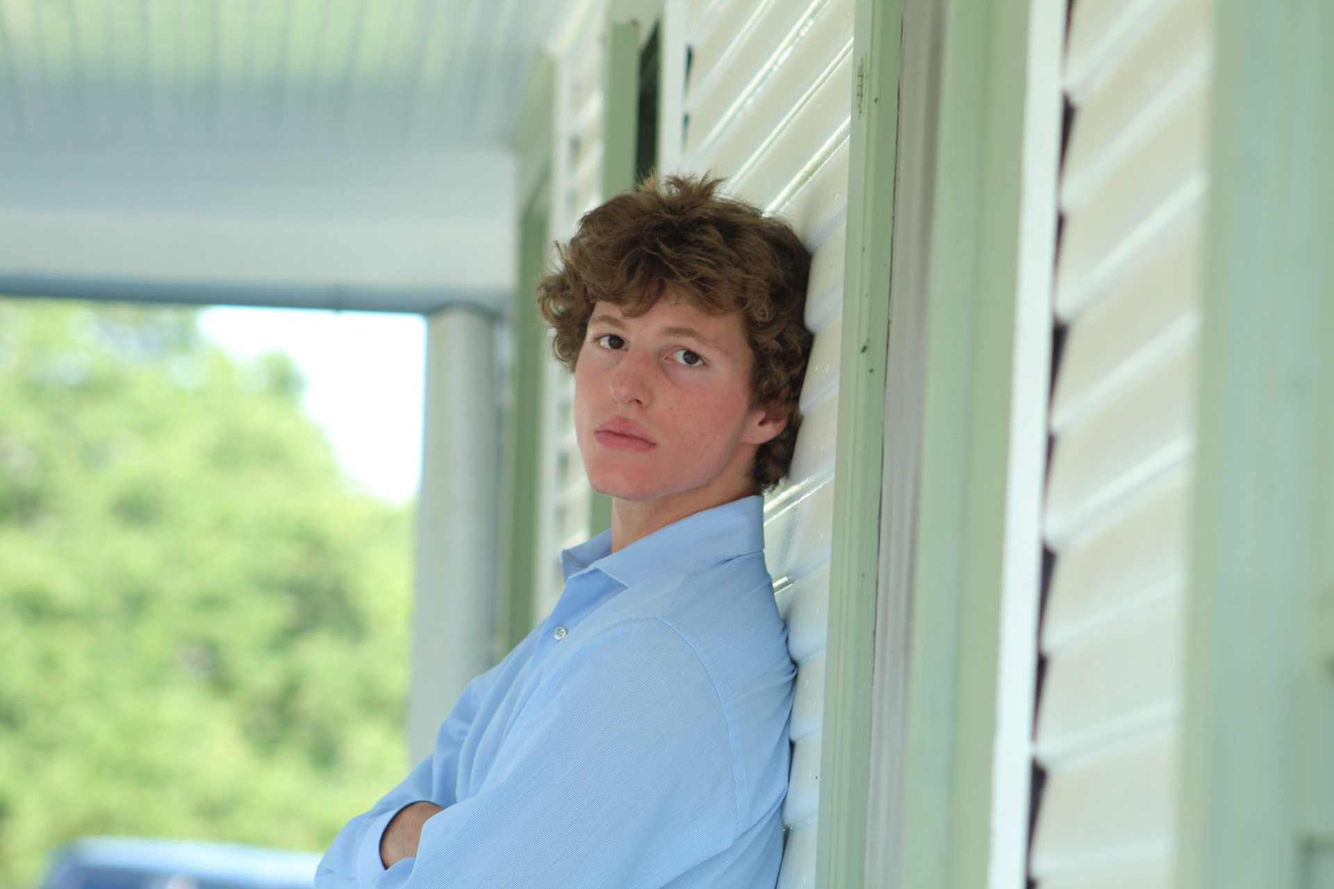  Christopher Steinsburger graduates from Grapevine High School in May, 2020. Photo by Alaina Jones 
