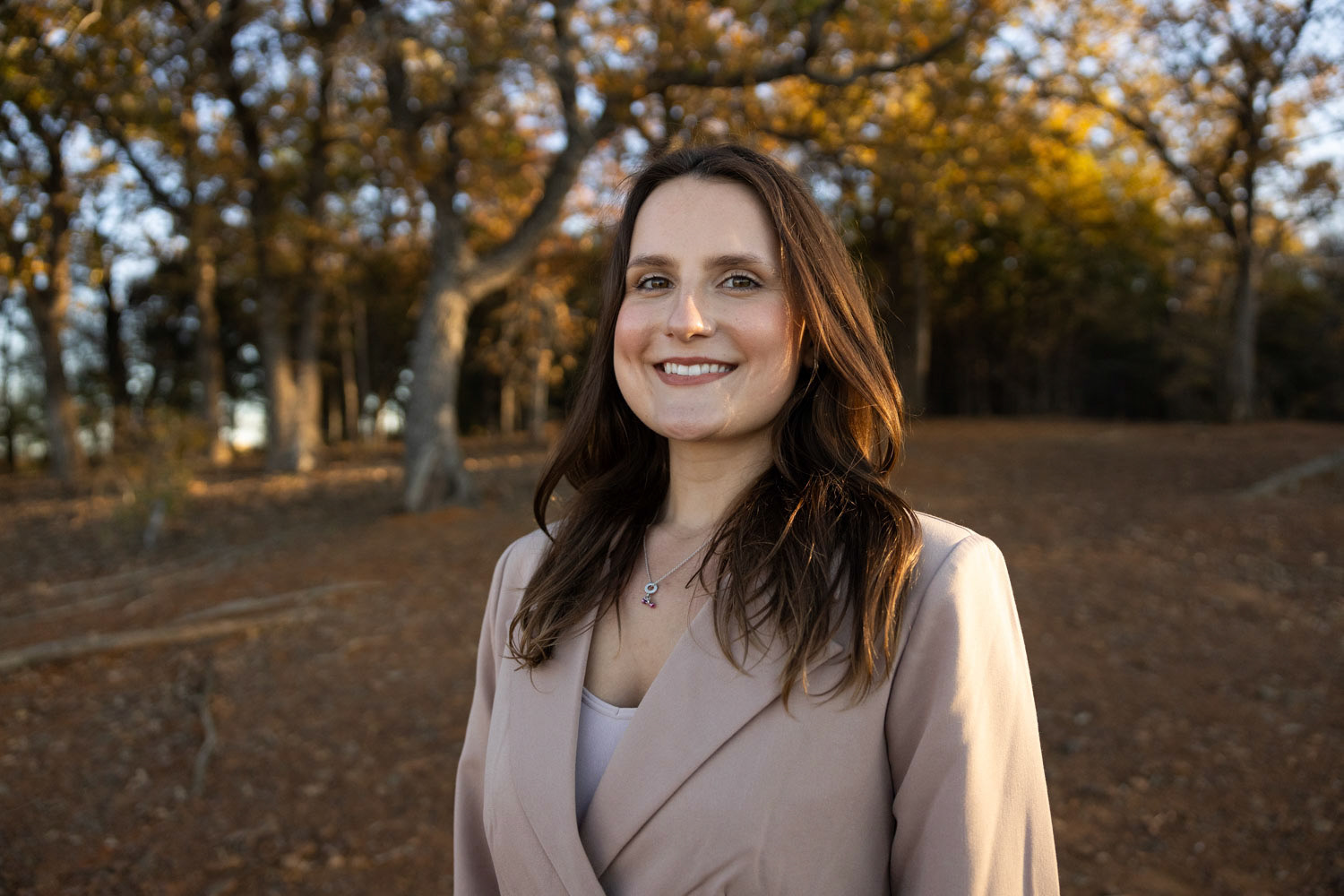 Noelle Jones graduated from St. Edwards in May 2022 and now works full time at TTI Electronics and recently got promoted to manager. Photo by Alaina Jones 