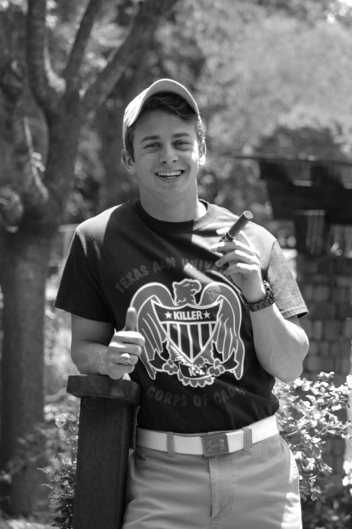 Jacob Faulkner graduated from Texas A&M with a degree in Finance in May 2021. Photo by Alaina Jones 