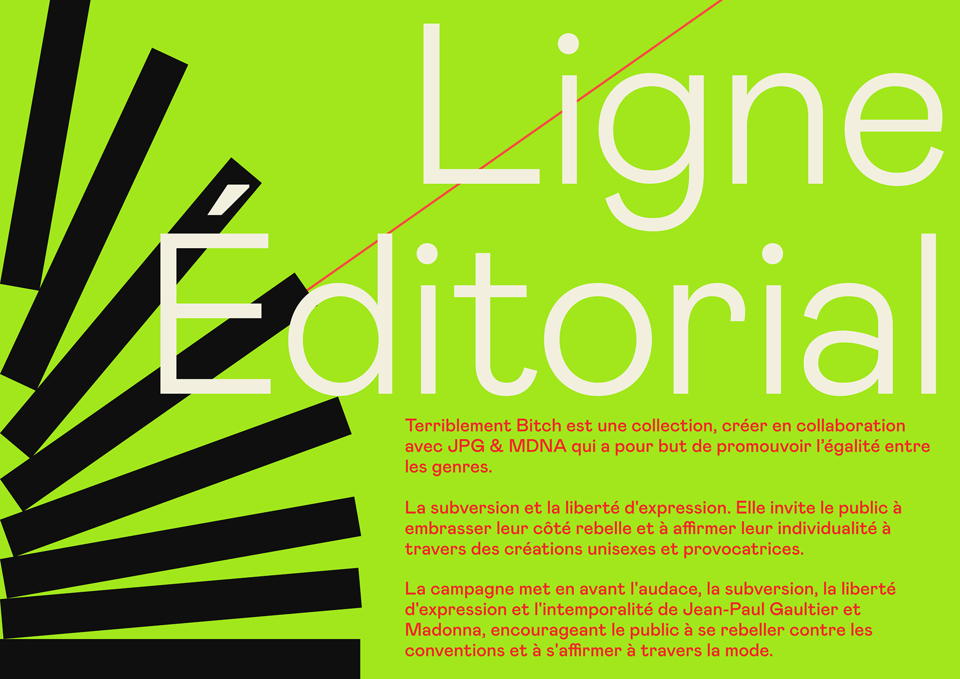 La ligne Éditorial