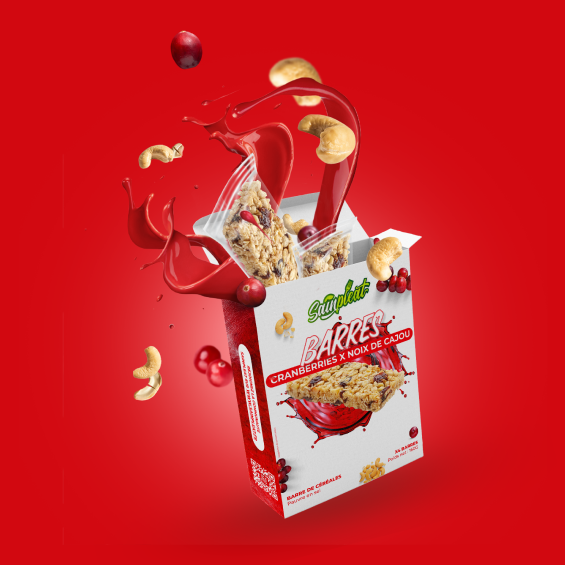 Barre Cranberries Noix de Cajou