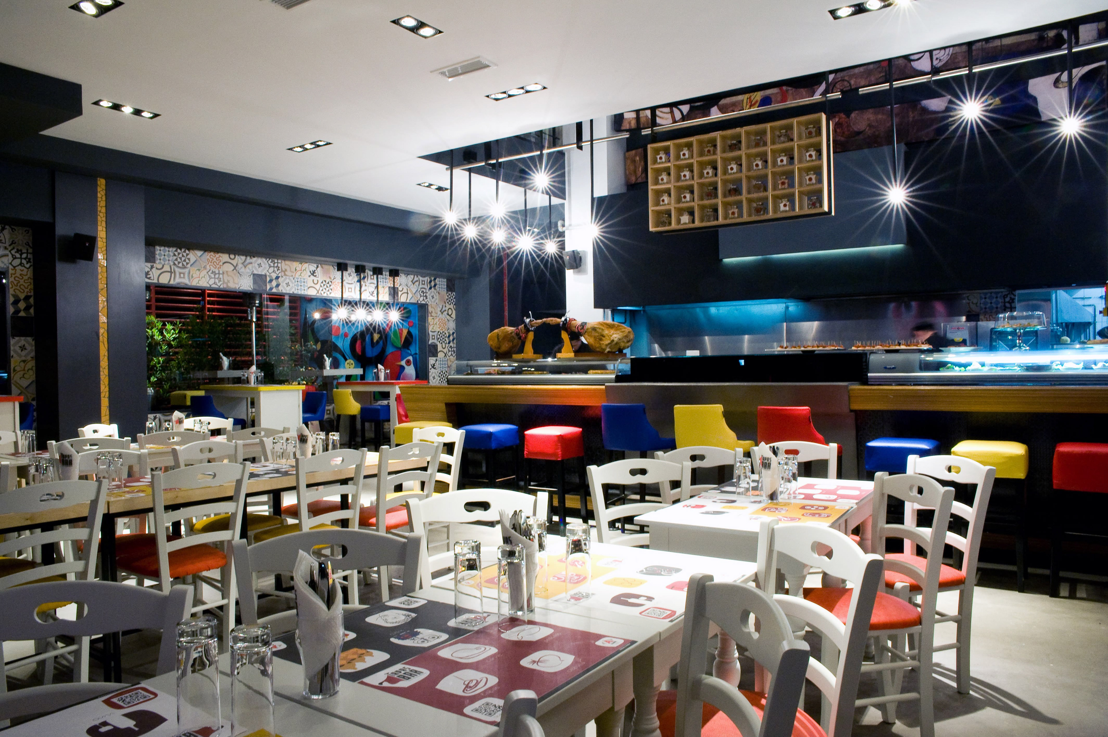 Interior photography of Tapas Bar Thessaloniki by Voula Gkoti