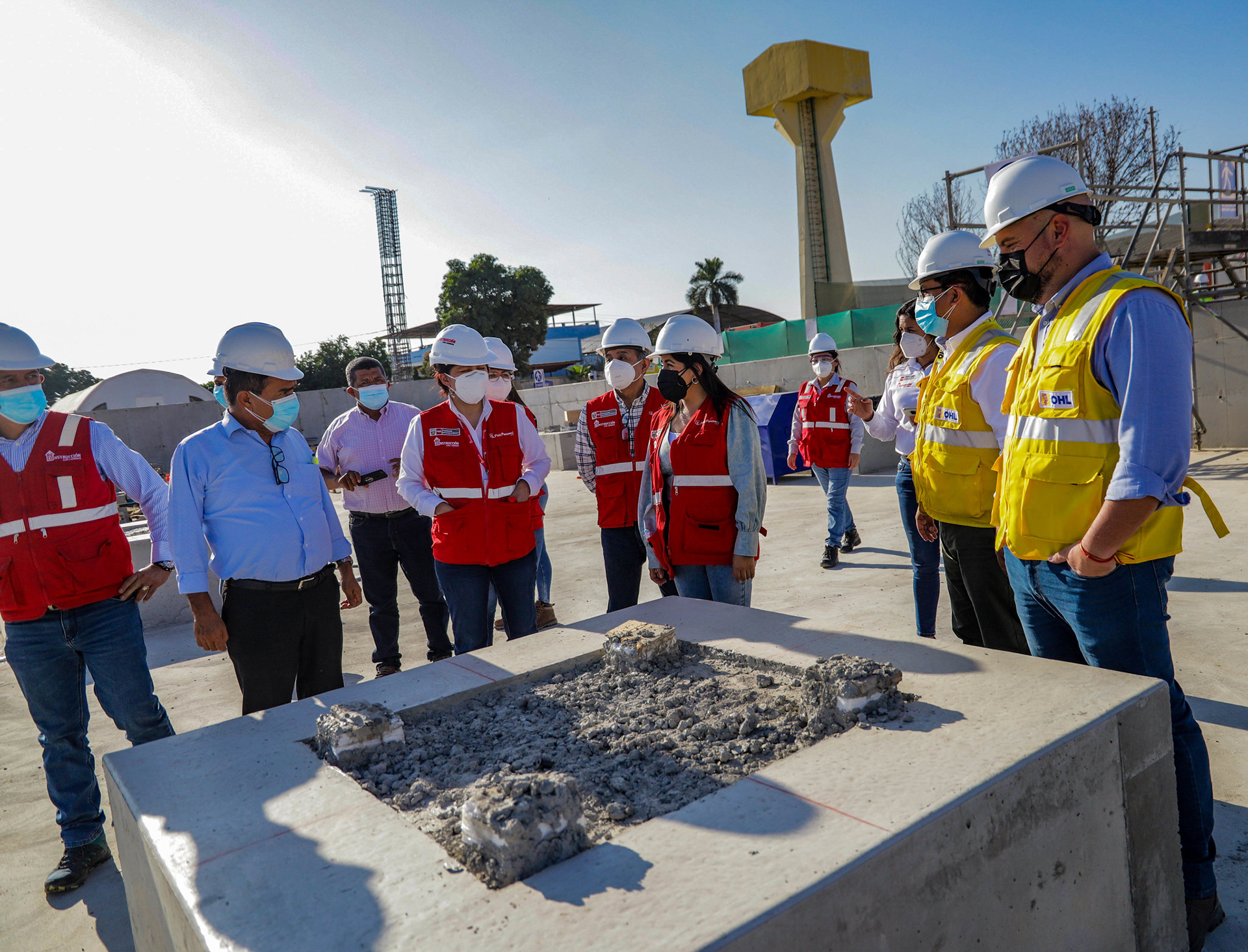Visita de obra - Hospital de Castilla [Piura]