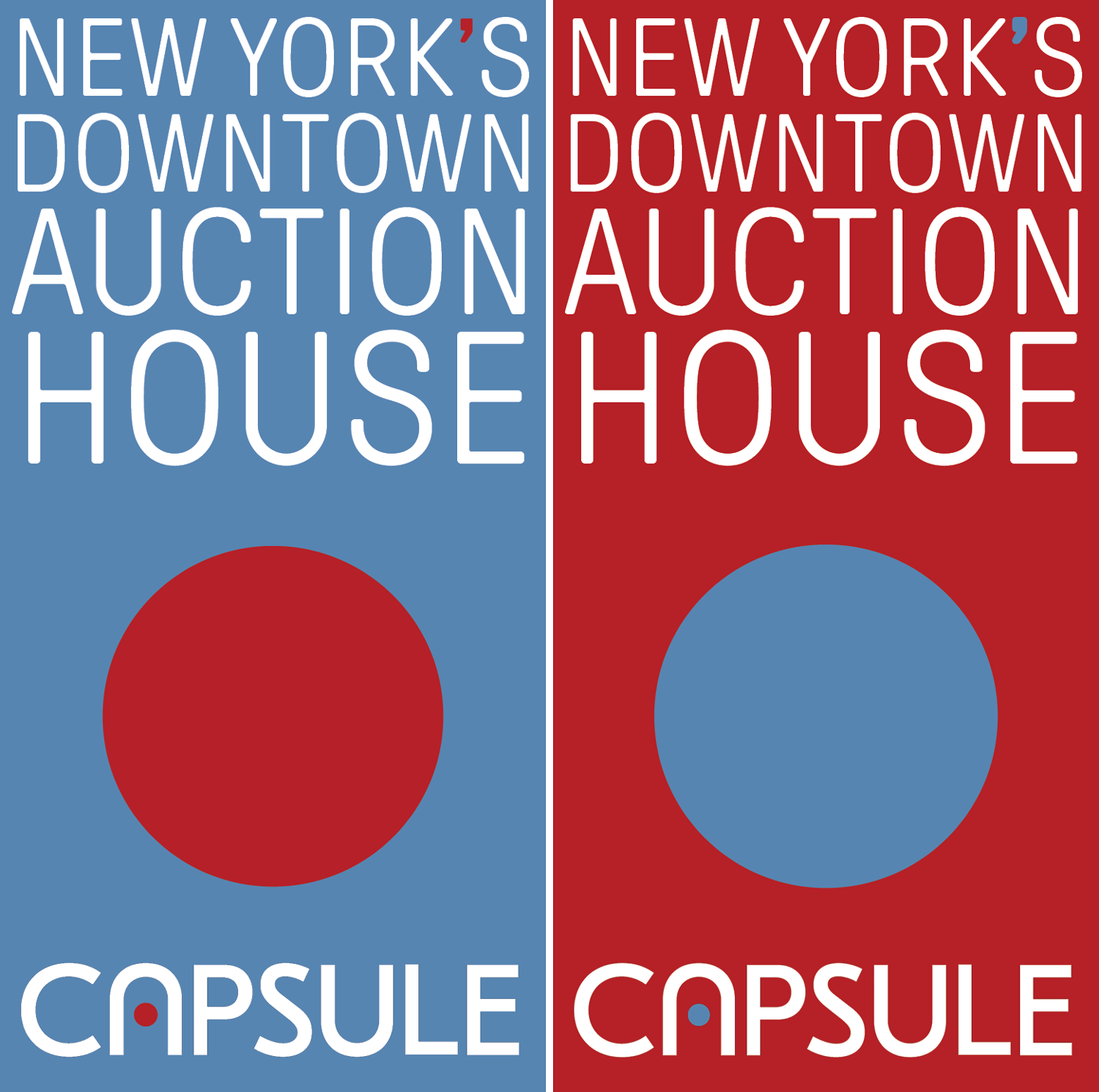 Capsule Auctions web advertisement, 2020