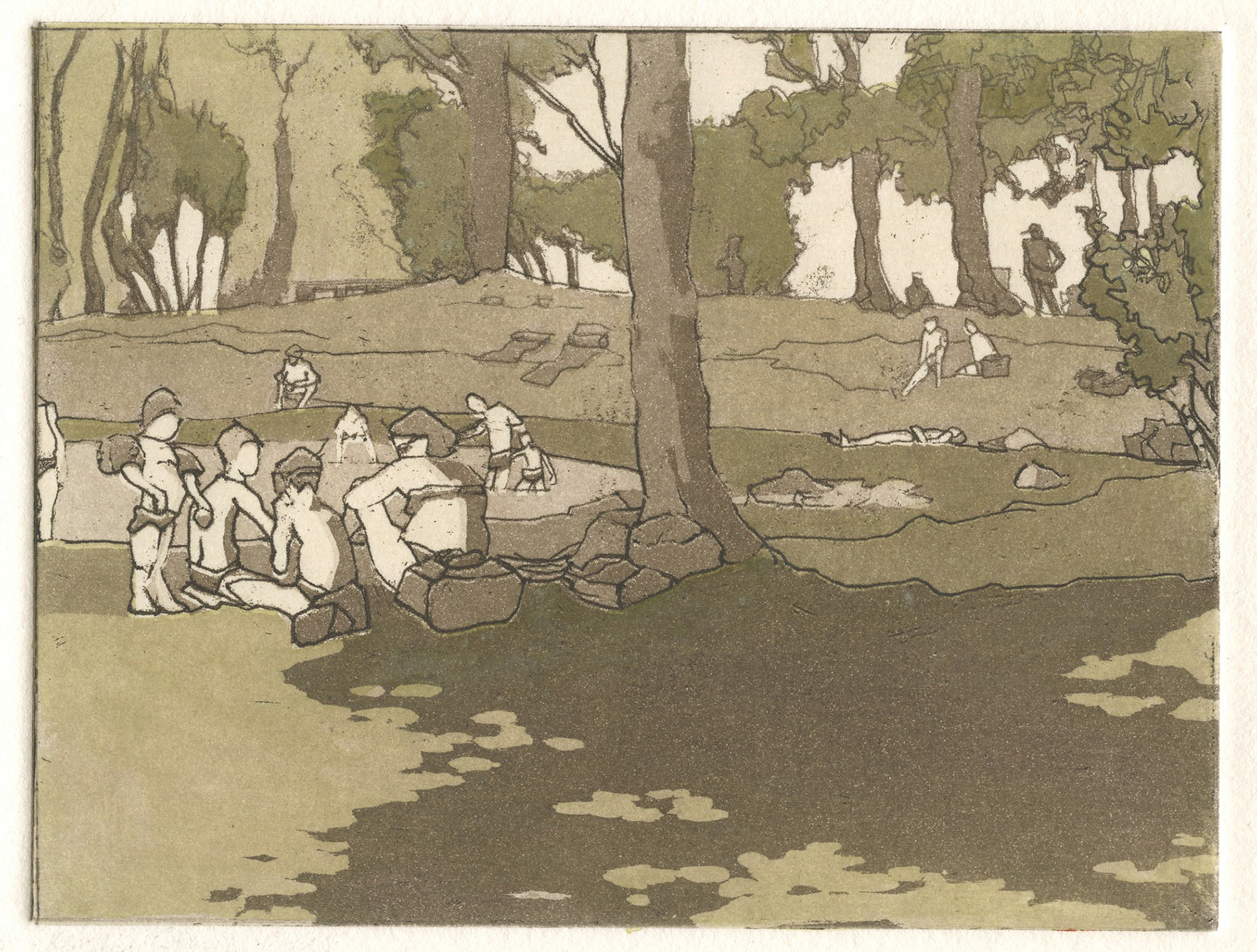 Radierung und Aquatinta