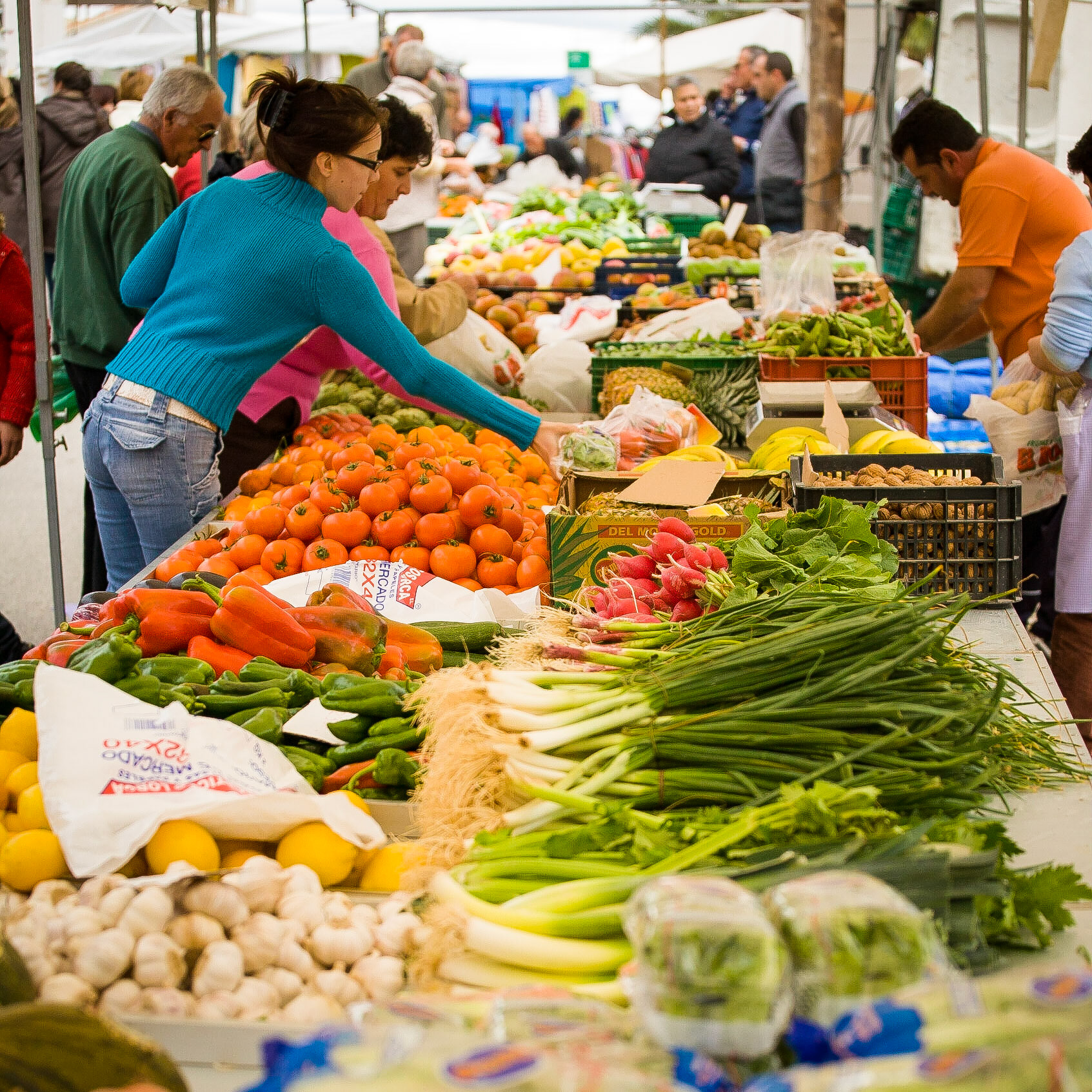 Villaricos market, Spain