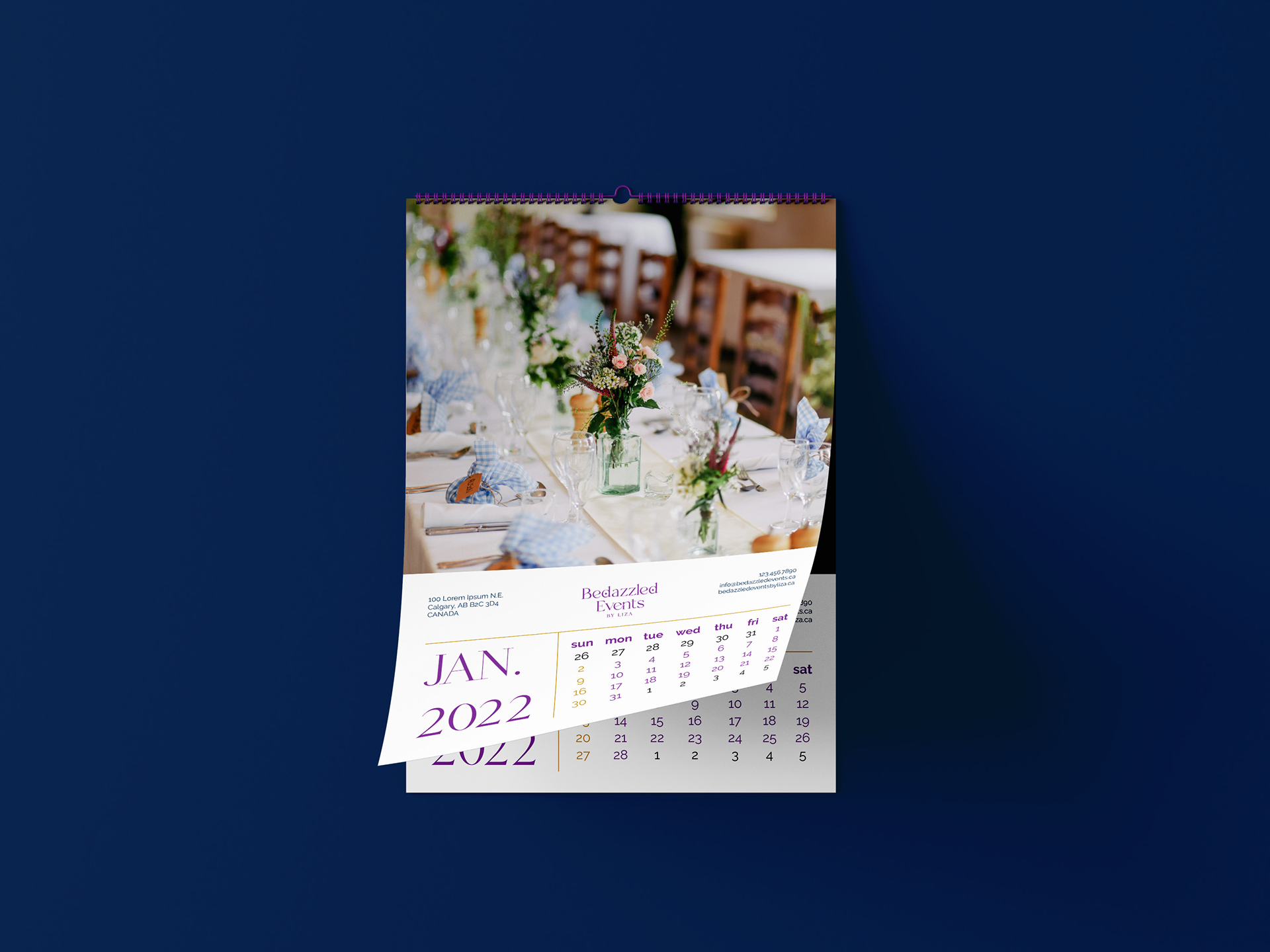 Bedazzled Events by Liza Calendar