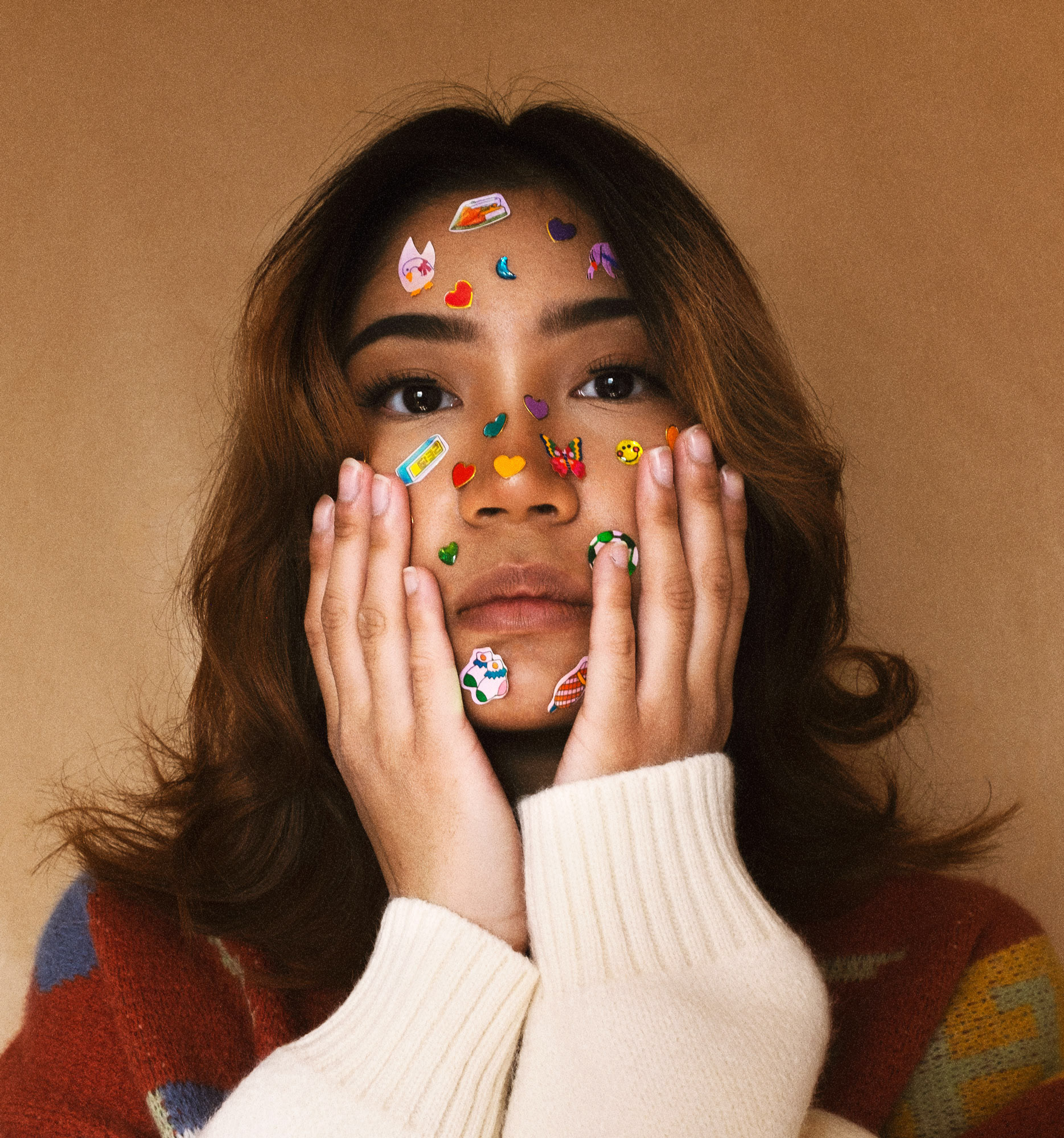 Retro Stickers Portrait Photography 2021 · Model: Shanesse Montilla - Photography by Nikki Montilla