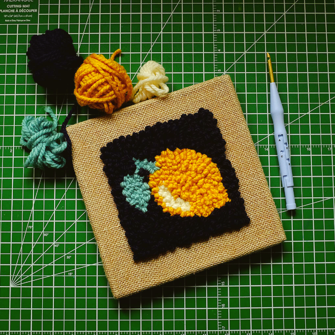 Lemon 2022 - Punch Needle Embroidery by Nikki Montilla