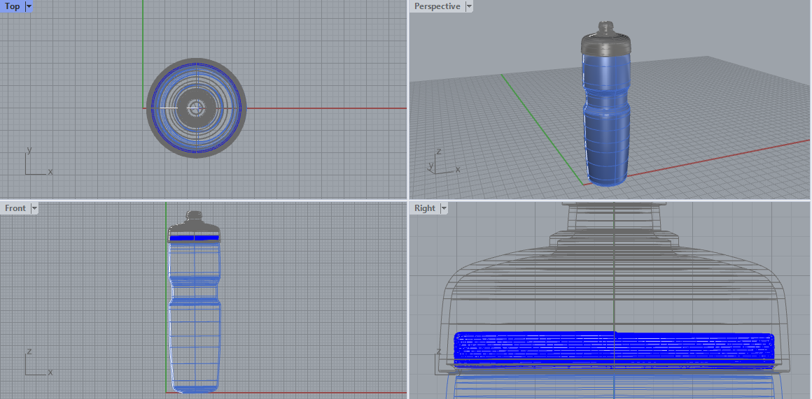 Drink Bivo Water Bottle Rhino3D