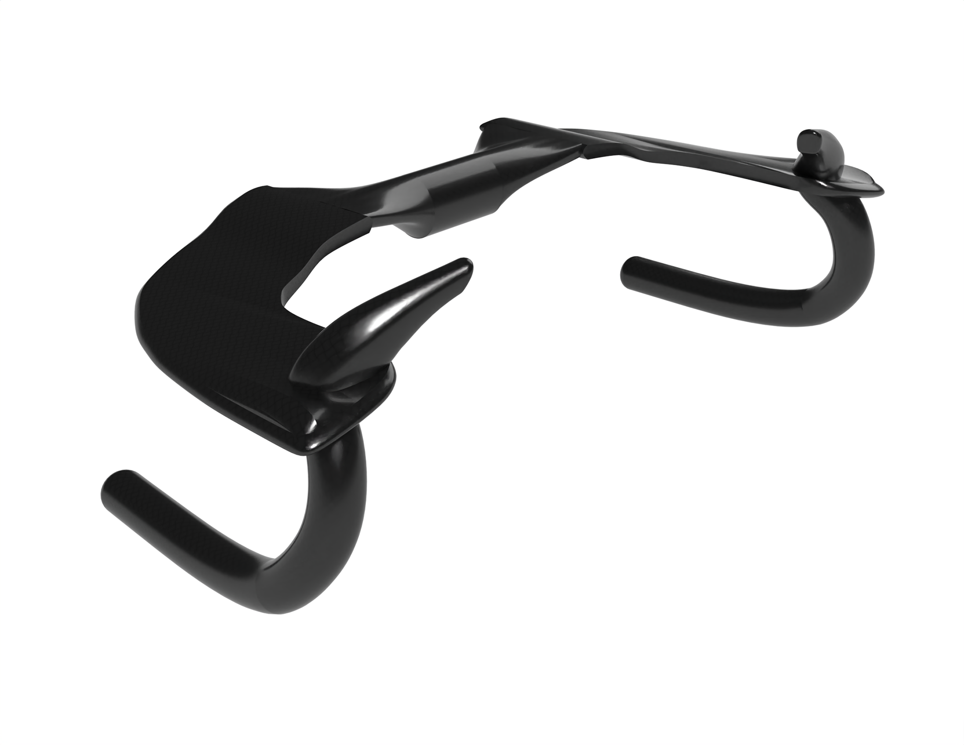 Track cycling handlebar design modeled in Rhino 3D and rendered in Keyshot